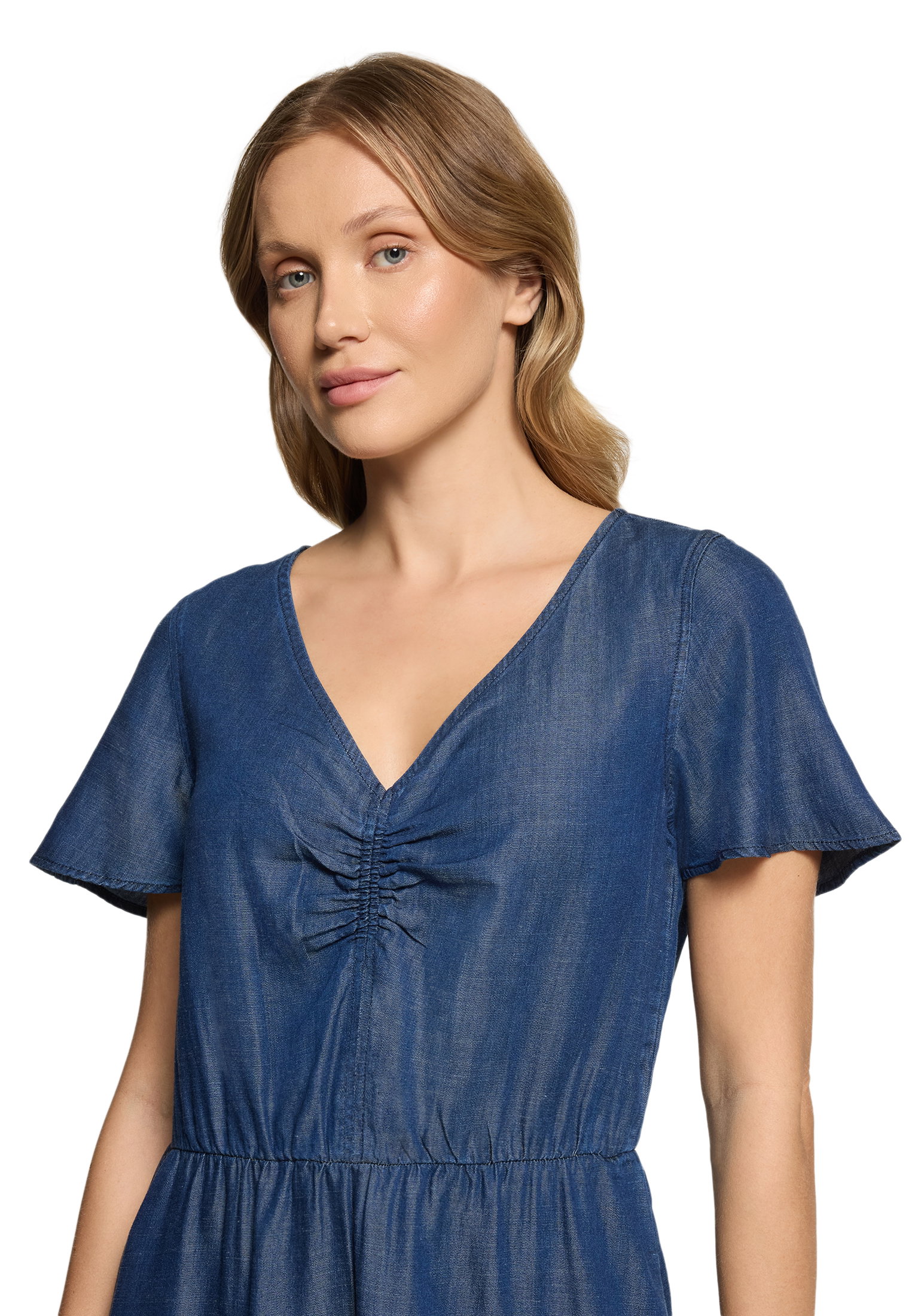Kleid Kurz 1/2 Arm, Dark Blue Denim #6