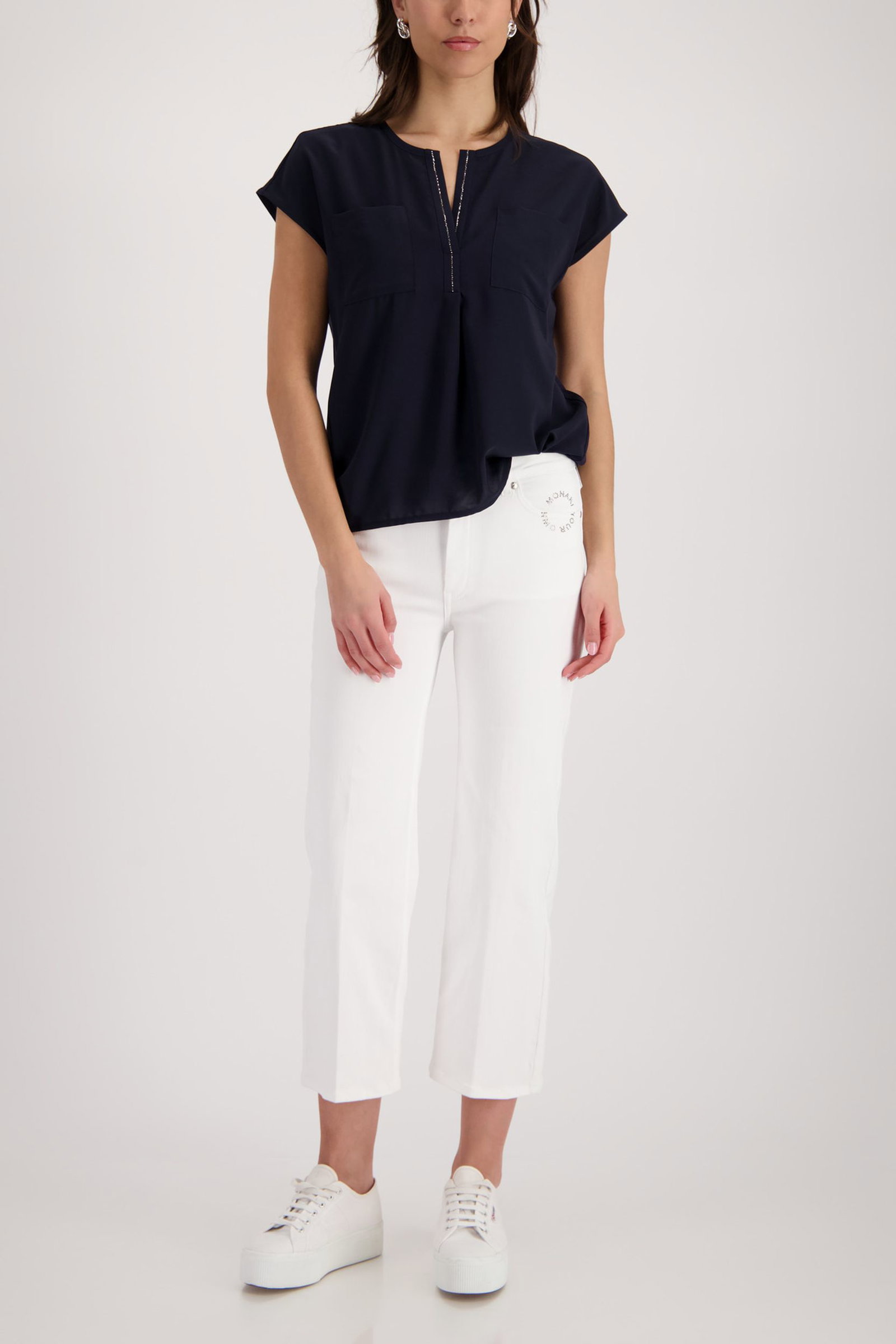 Monari |  Bluse, marine | 36 | marine