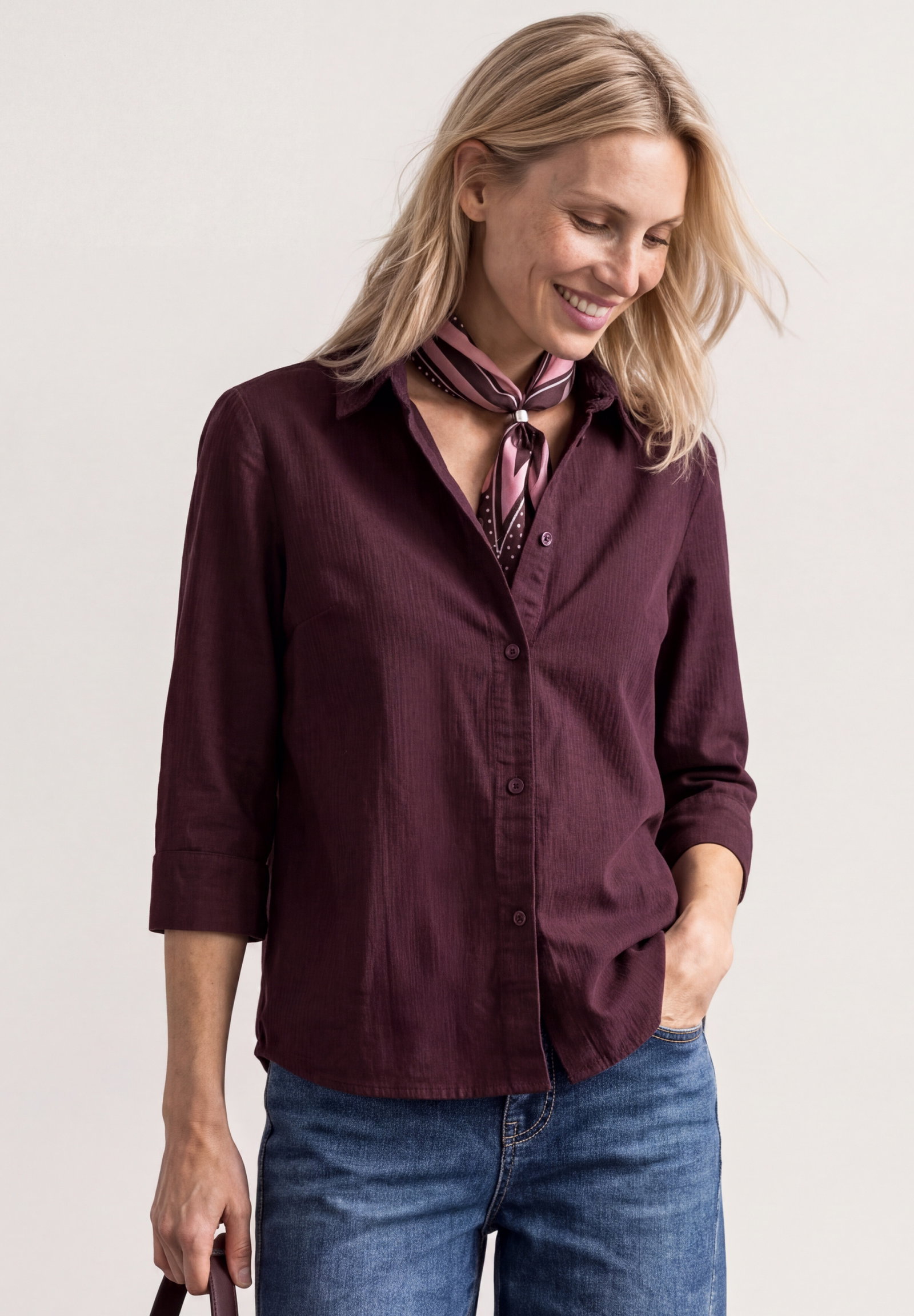 LTD QR Corduroy Mix shirtcolla, rustic rouge #5
