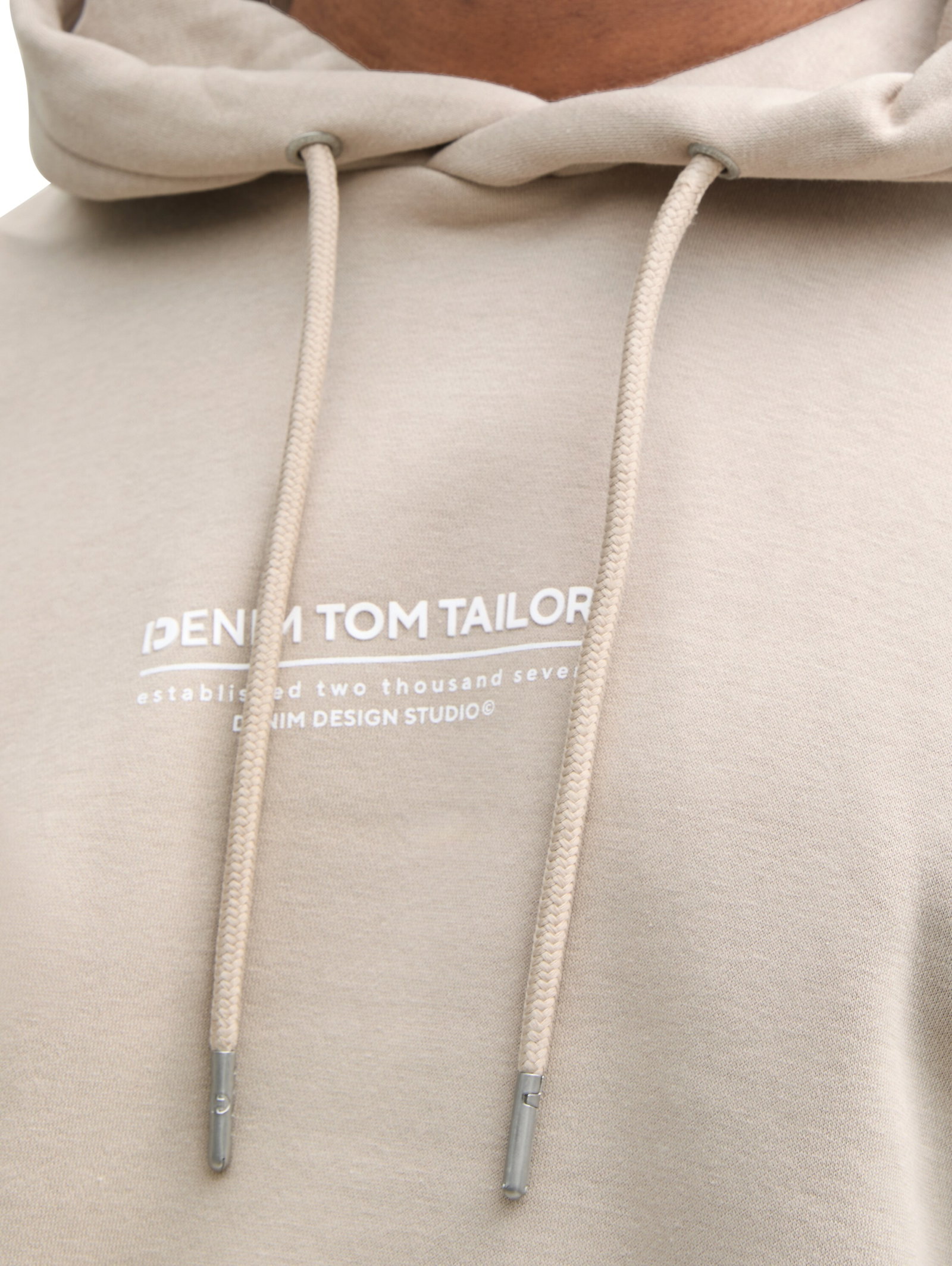 Relaxed Hoodie Sweatshirt mit Logo-Print #5