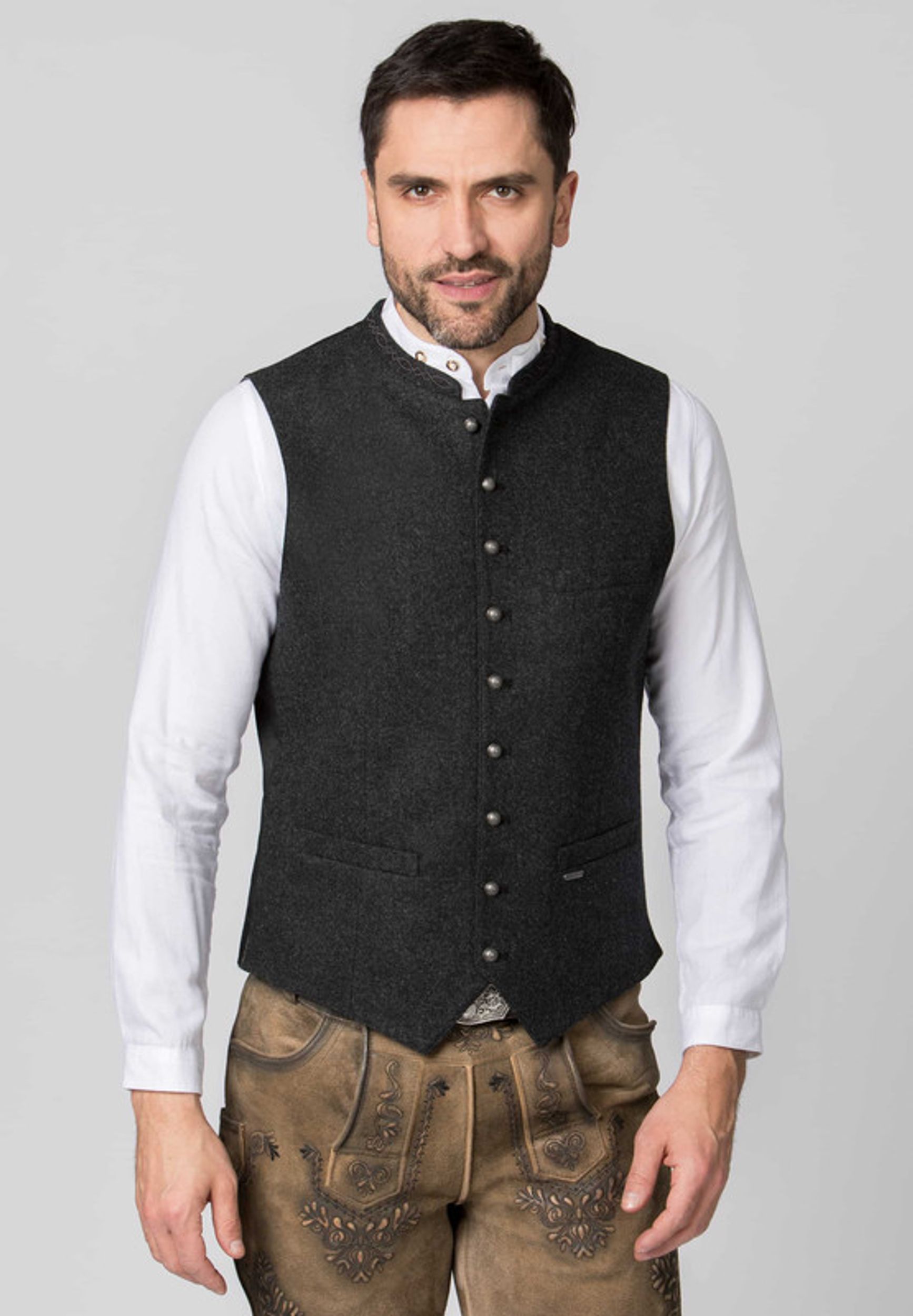 Stockerpoint |  Stockerpoint Trachtenweste Devito | 54 | grau