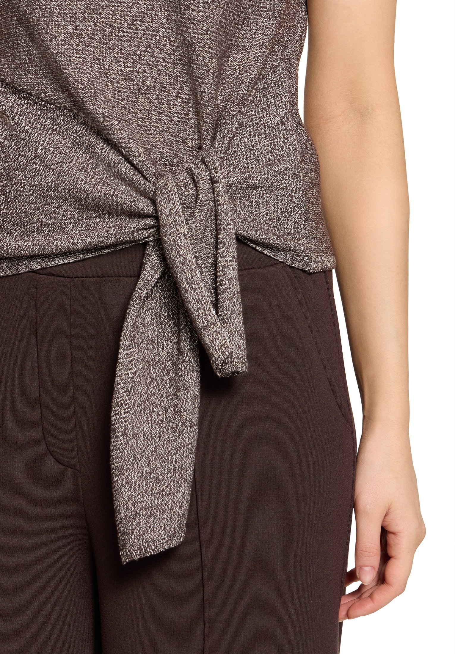 Shirt Kurz 1/2 Arm, Brown Melange #7