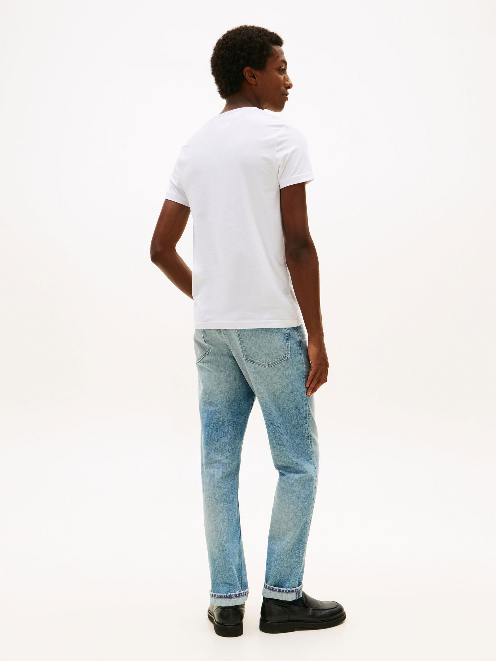 Tommy Hilfiger |  CORE STRETCH SLIM C-NECK TEE | S | white