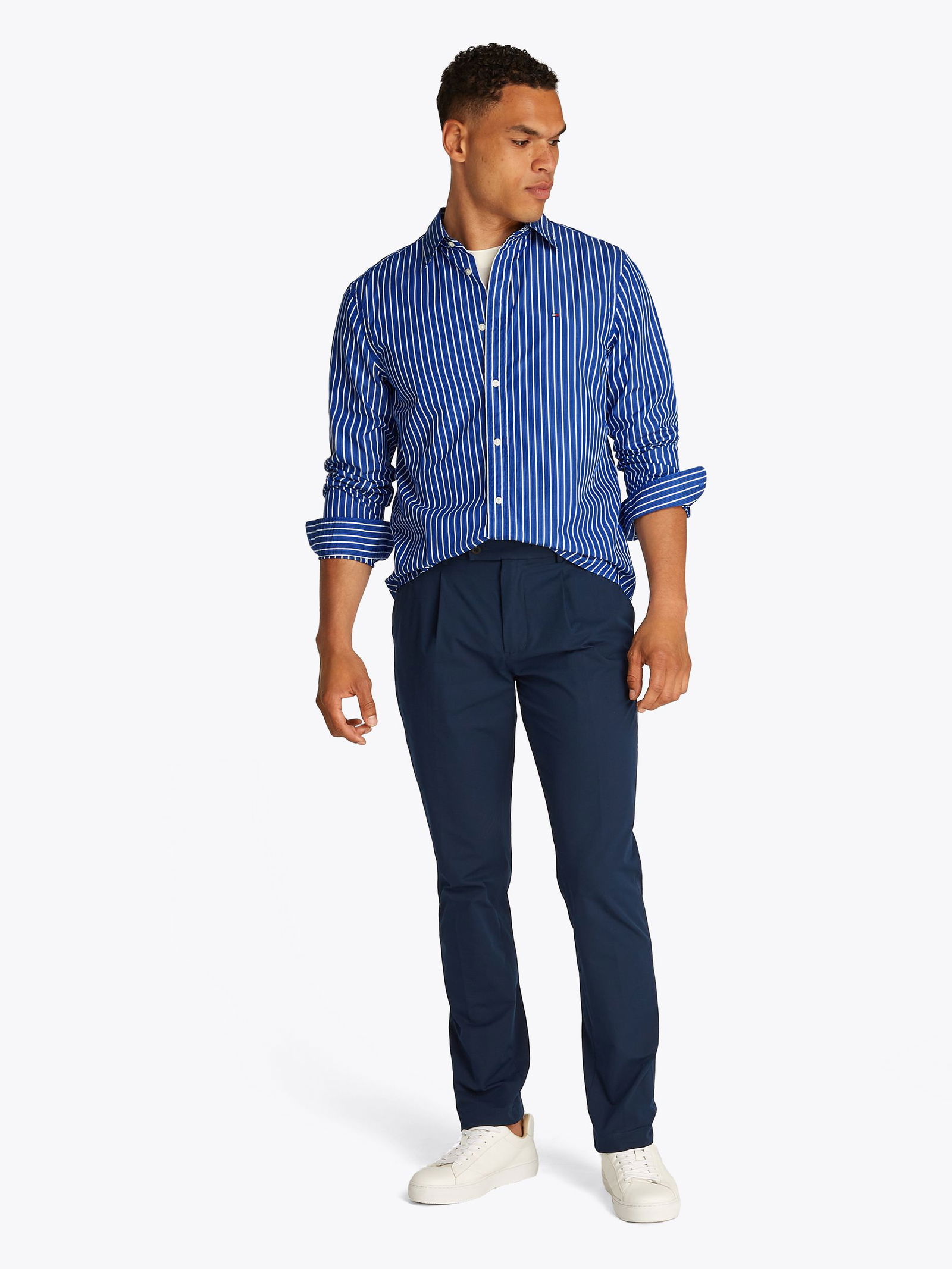 Tommy Hilfiger |  Tommy Hilfiger Hemd Regular Fit  | XXXL | blue spell ithaca stp