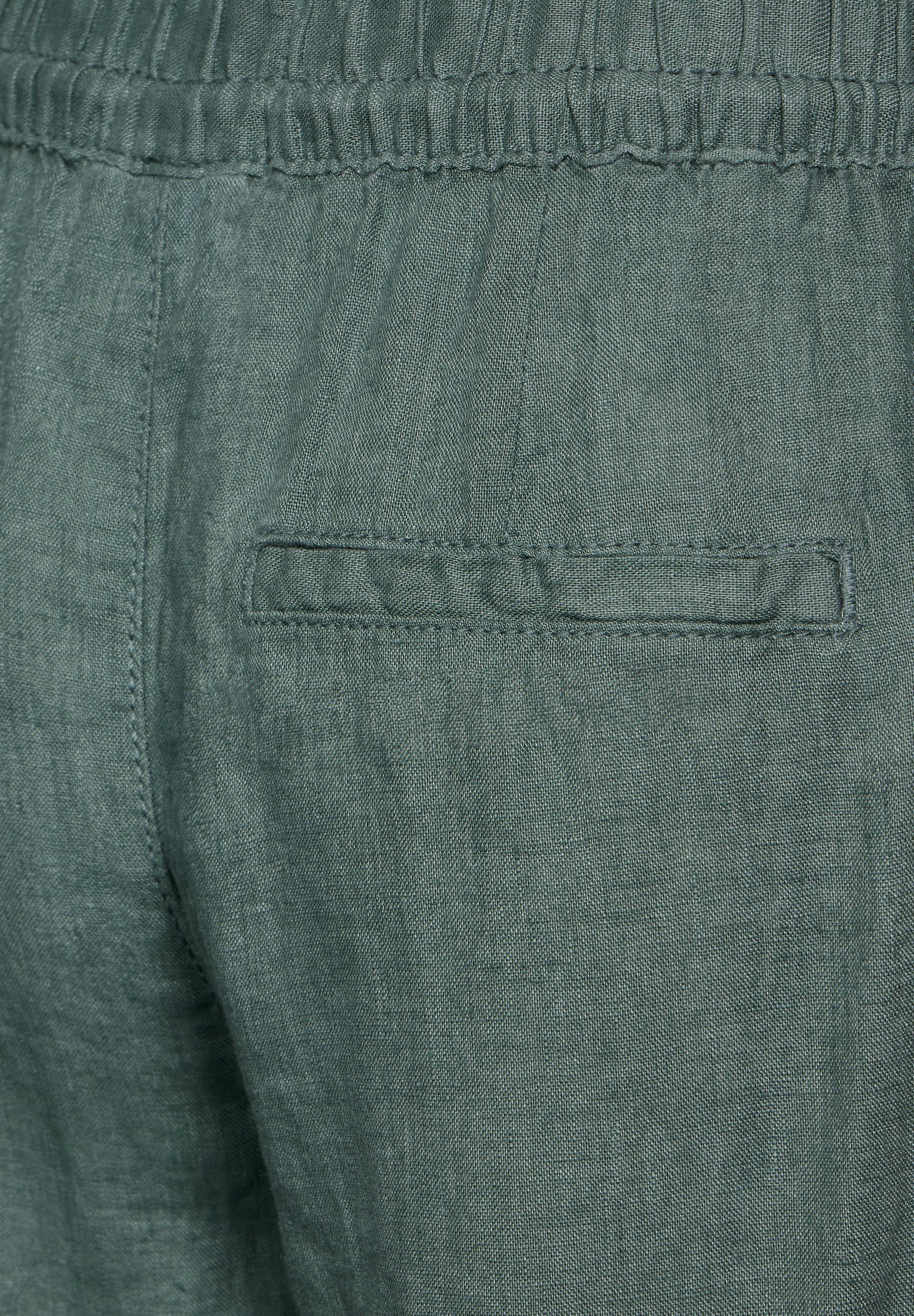 Street One |  Street One Leinenhose  | 36/26 | deep leafy green