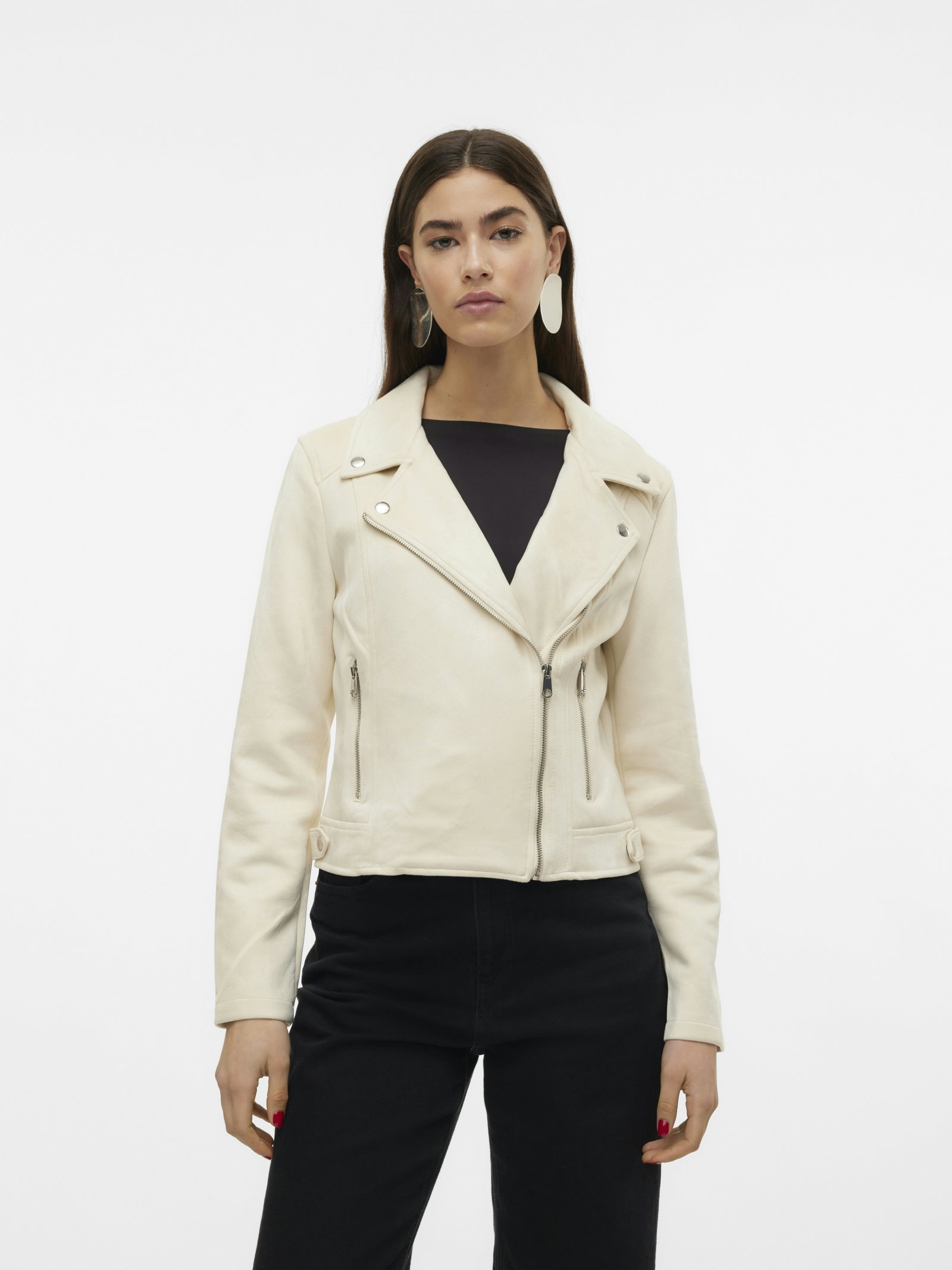 VMJOSE SHORT FAUX SUEDE JACKET GA N, Birch #2