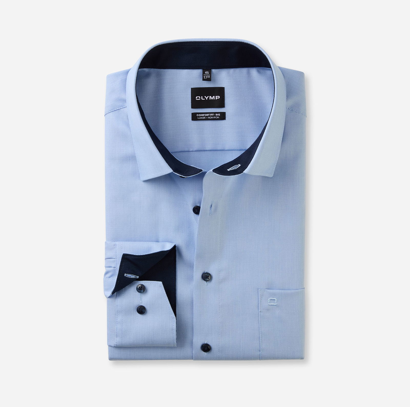 Olymp |  Olymp Hemd Modern Fit  | 48 | hellblau