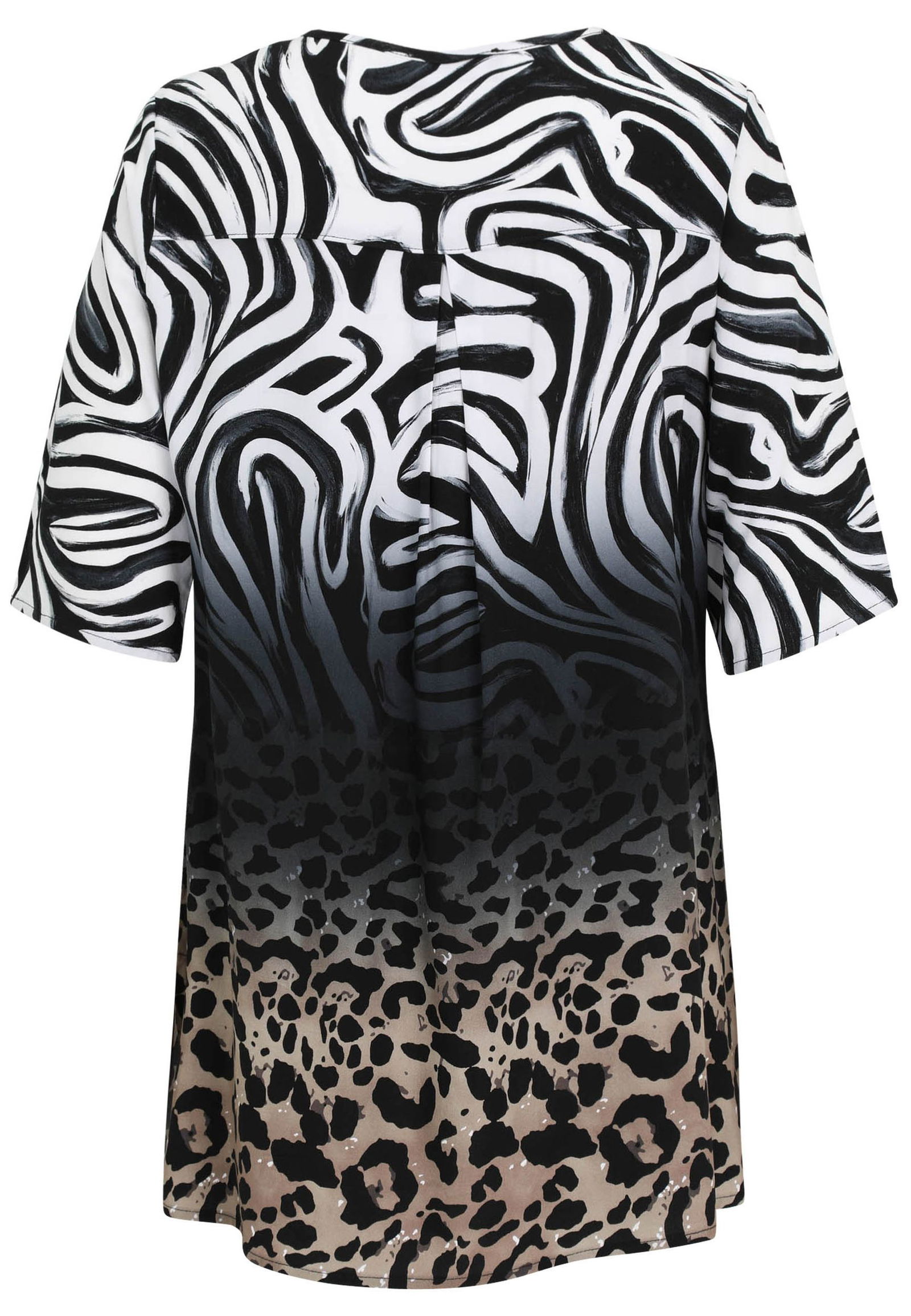 Doris Streich |  Doris Streich Druckbluse  | 46 | bast