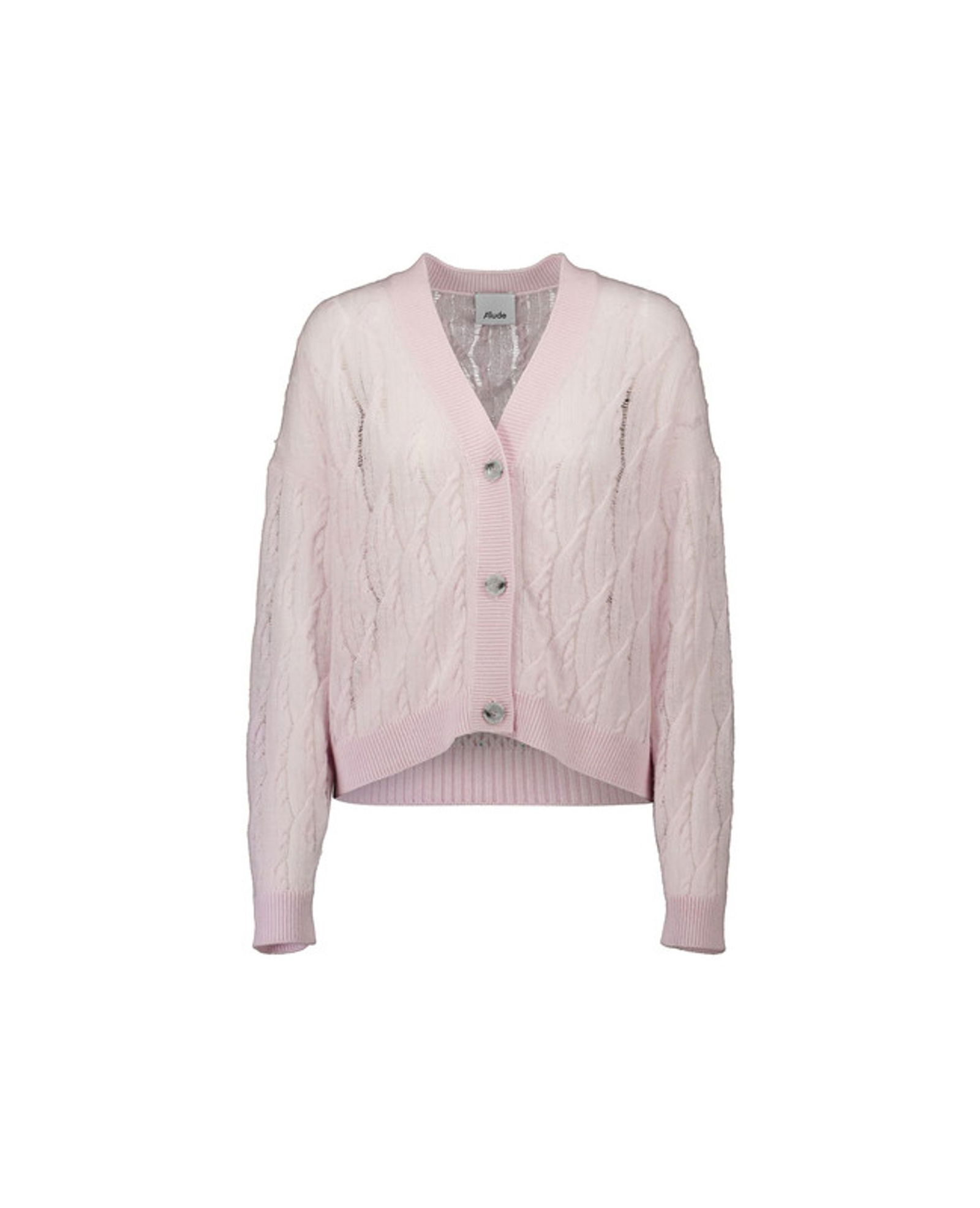 d1e0eb452c9789e8503ceea94b0ba4d0 Allude | Allude Strickjacke Cardigan aus Kaschmir | L | rosa
