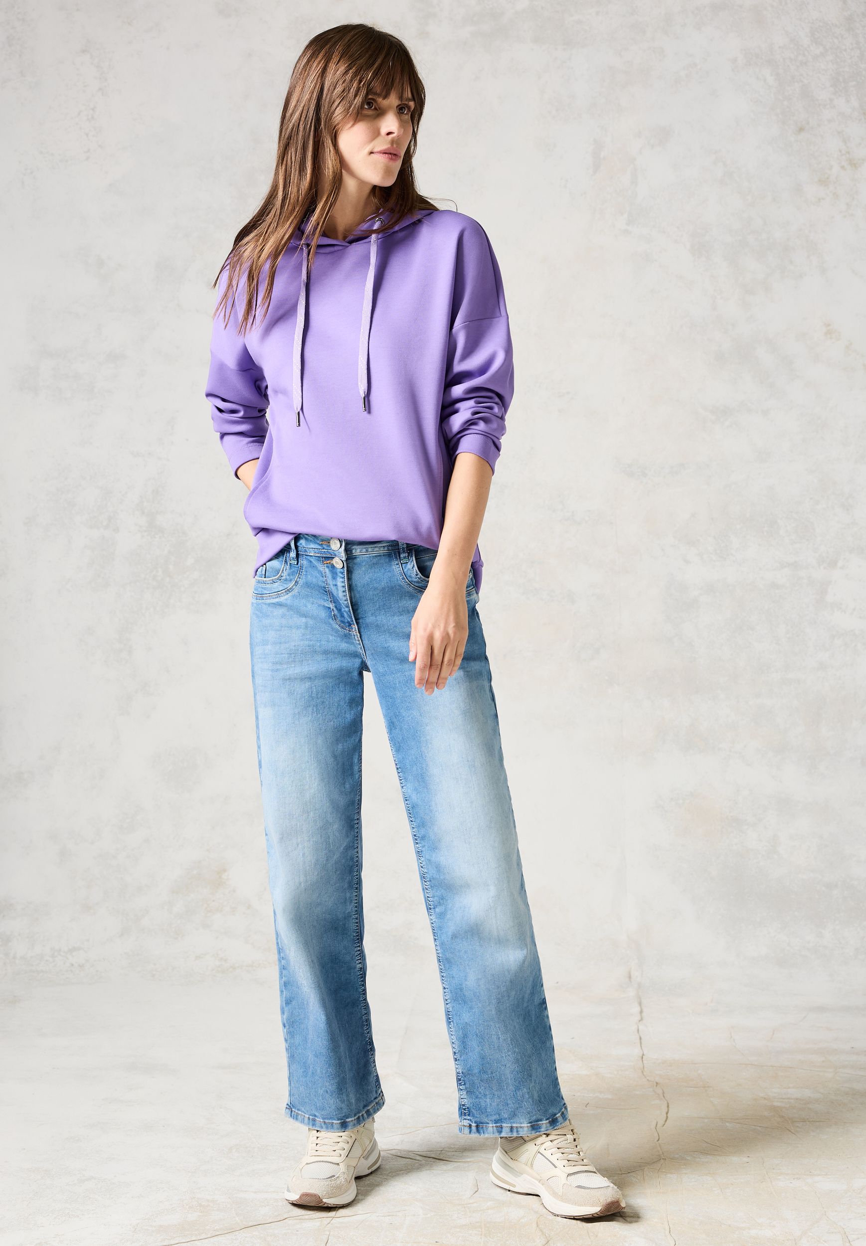  |  Sweatshirt with Hoody, wild lilac | S | 11231_15942