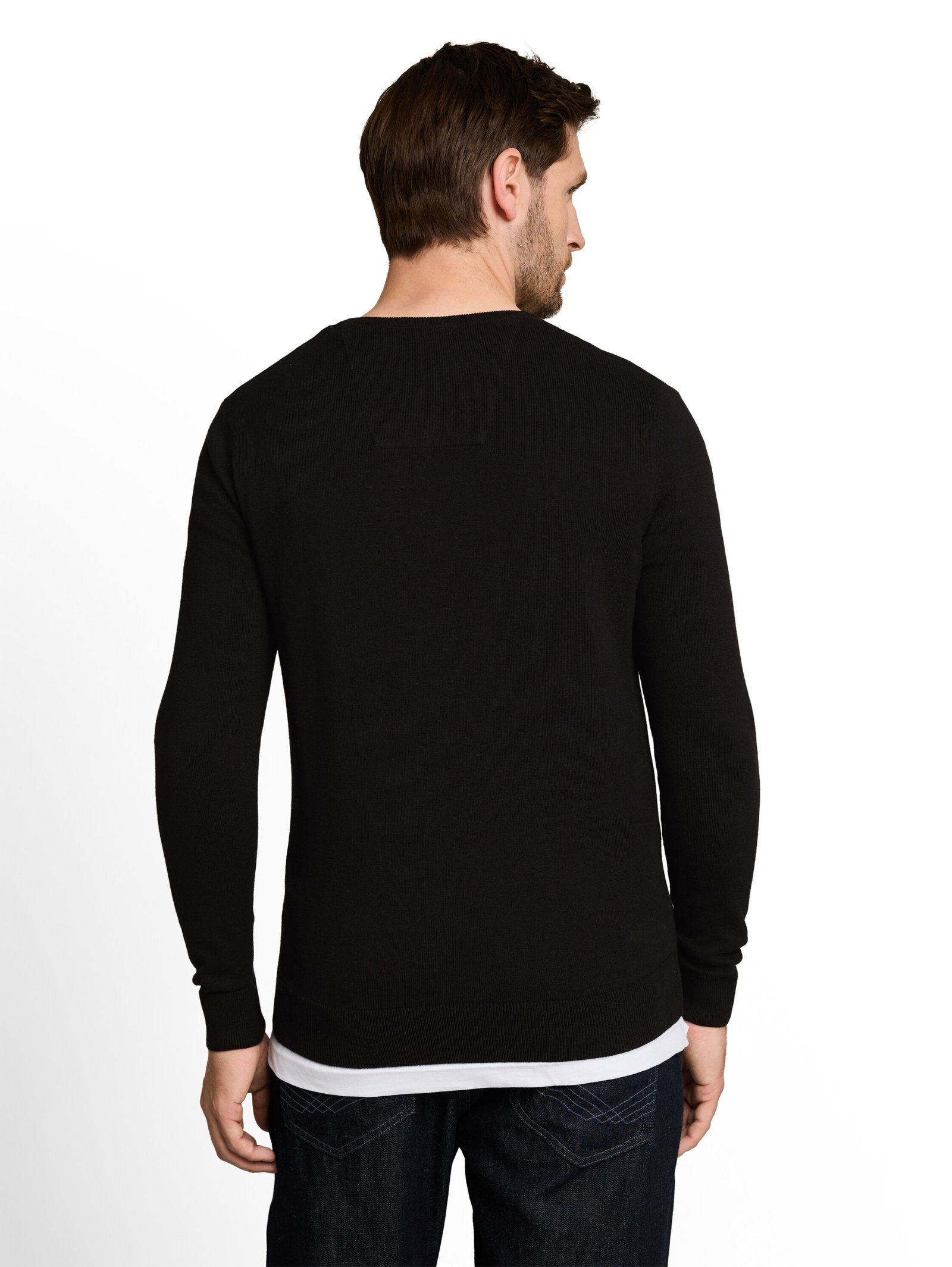 Tom Tailor basic v neck sweater, Black #5