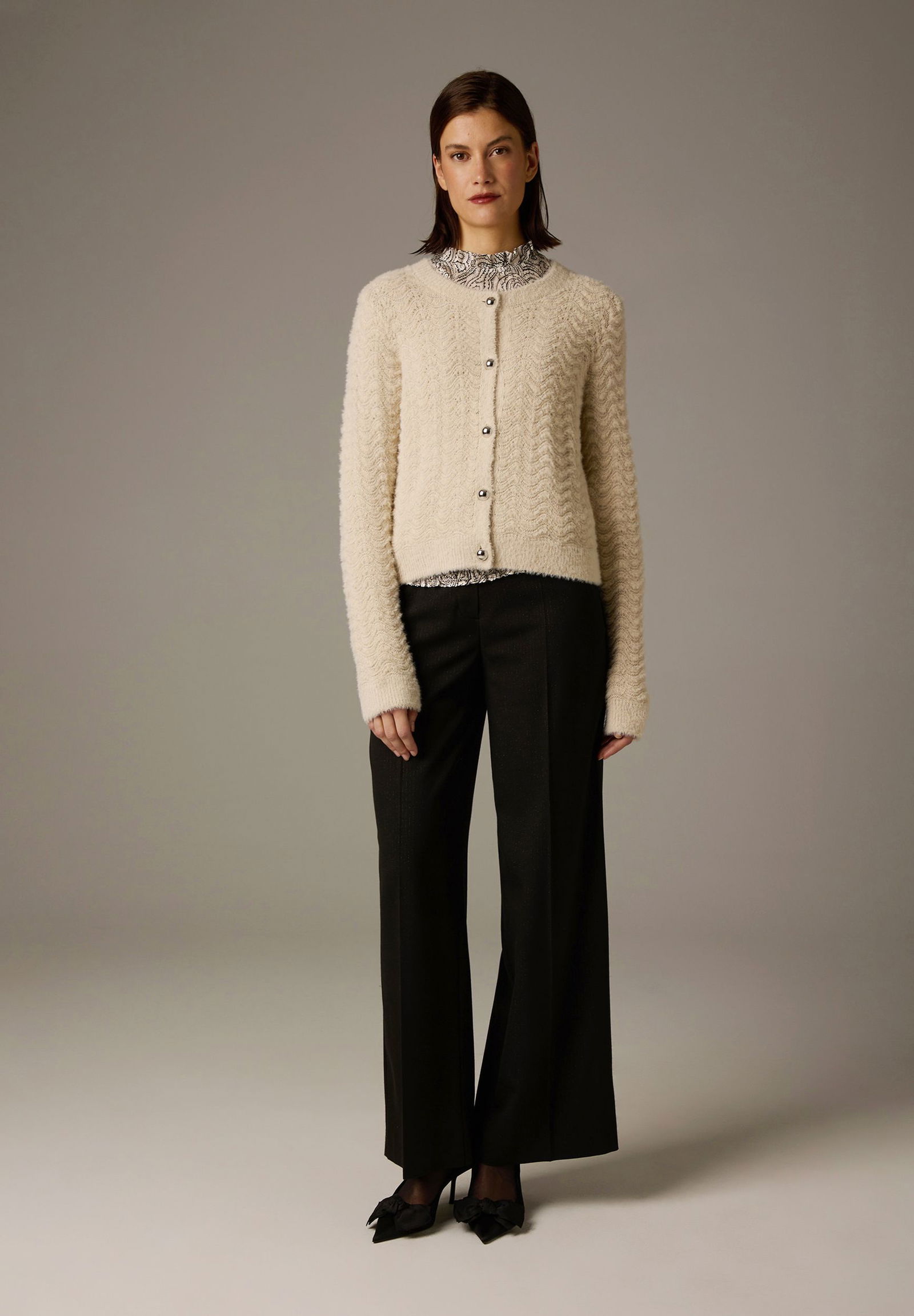 More & More |  More & More Strickjacke | Cardigan  | 44 | ecru