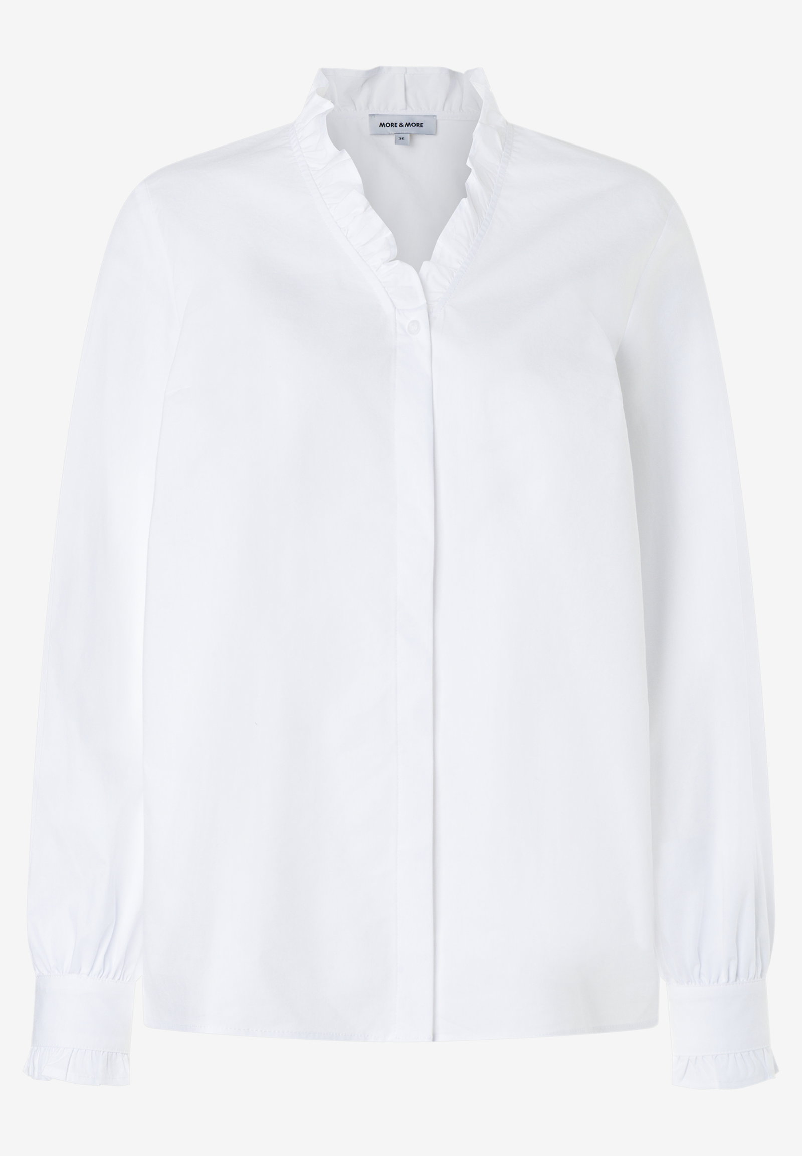 Feminine Shirt Blouse, white #1