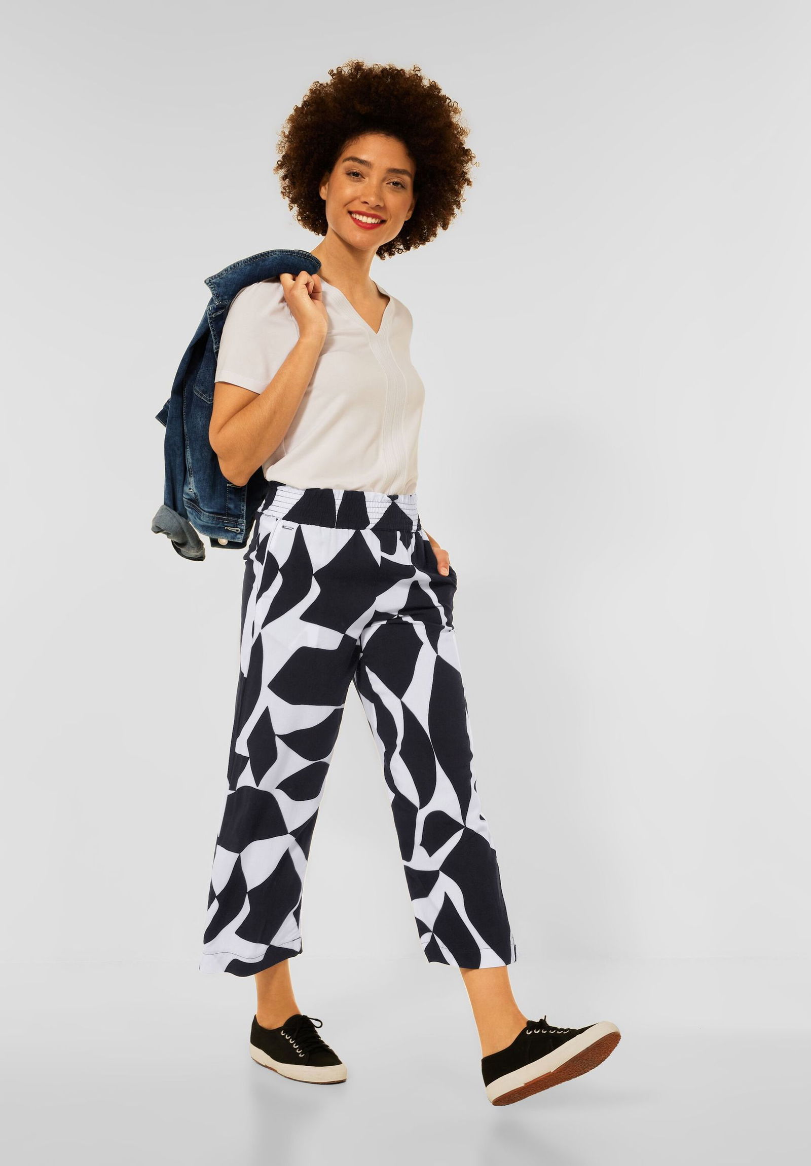 Loose Fit Hose mit Print