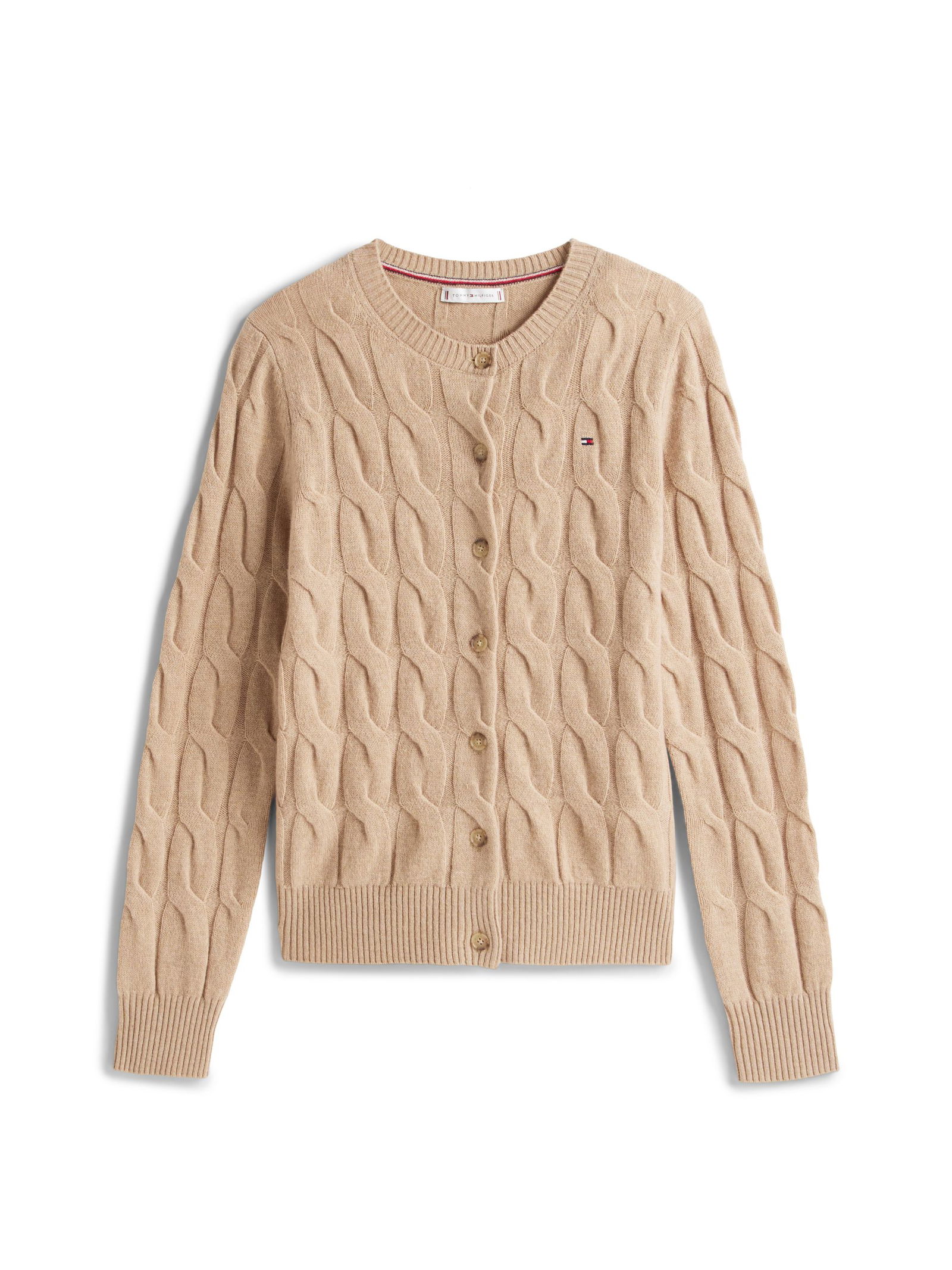 Tommy Hilfiger | Tommy Hilfiger Strickjacke | Cardigan | M | safari canvas heather