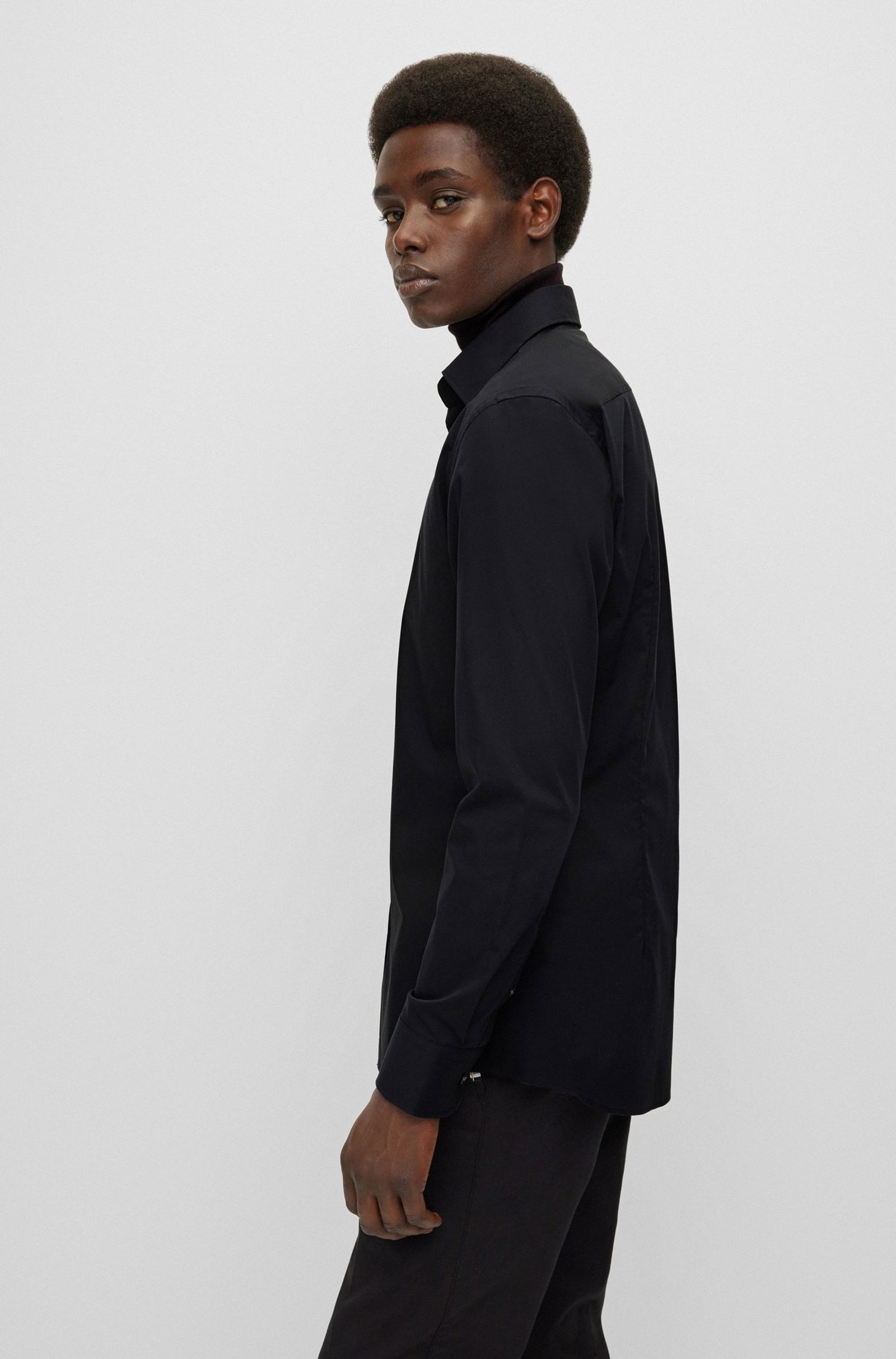 b6c0c6b34fca7cb1b16053f14797e6a9 BOSS Black Hemd "Hank"