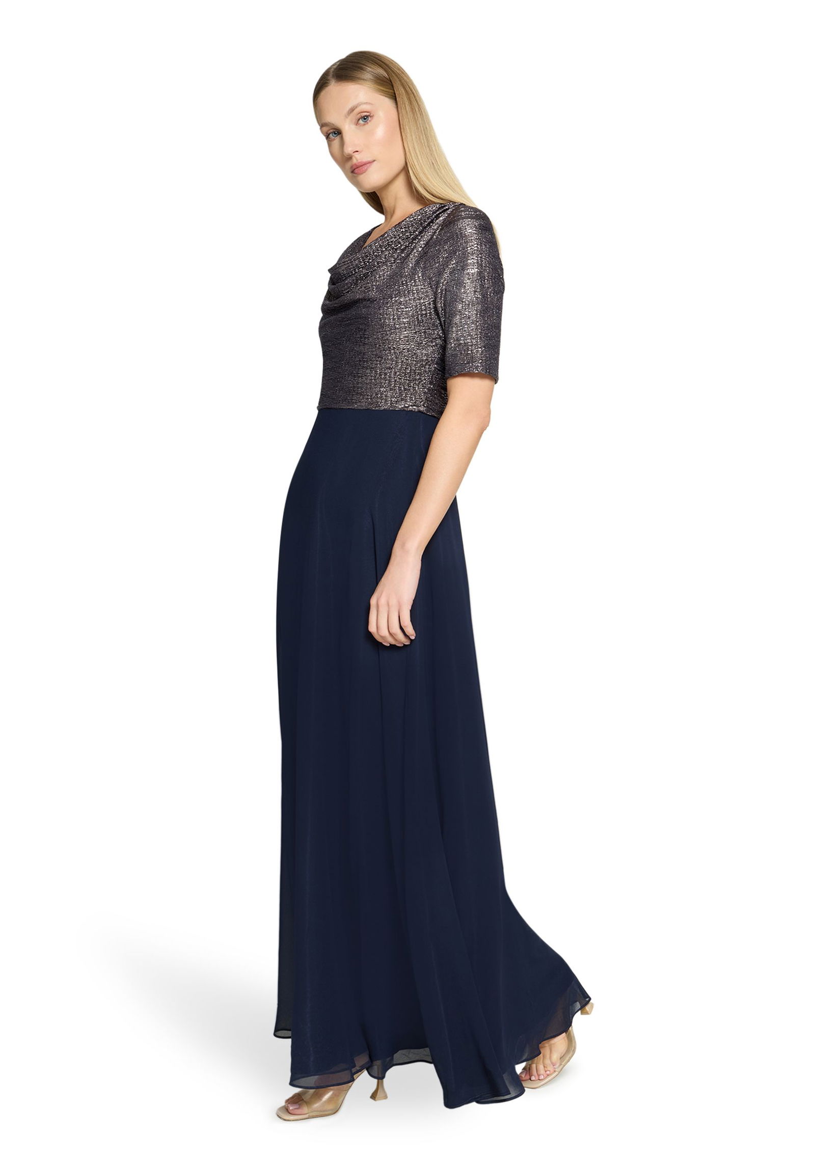 Vera Mont |  Vera Mont Langes Kleid  | 46 | patch dark blue/dark blue