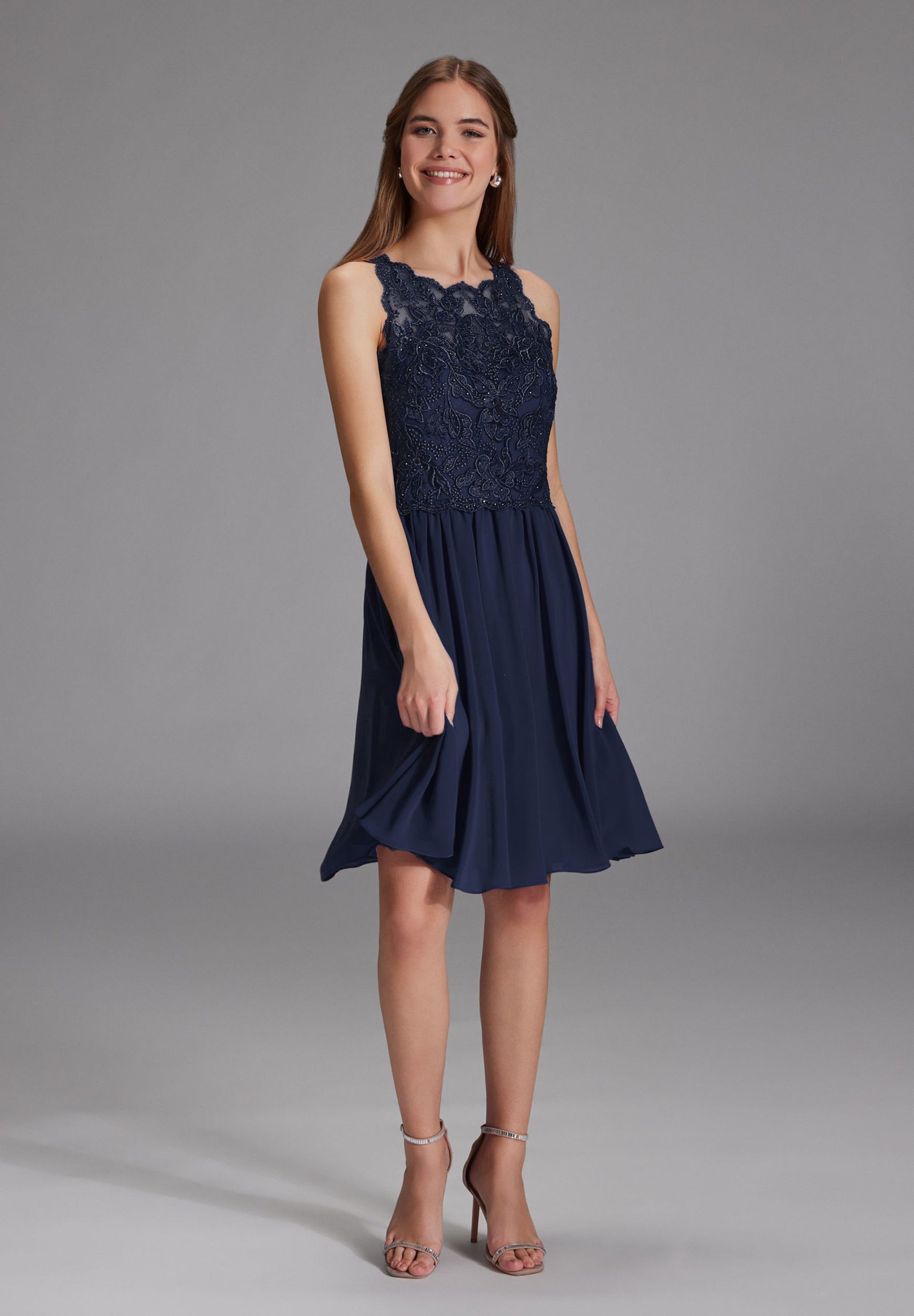 b903be5d2e7c9eb55f3828c0074d299e Hey Kyla | Hey Kyla Kurzes Kleid | 36 | navy