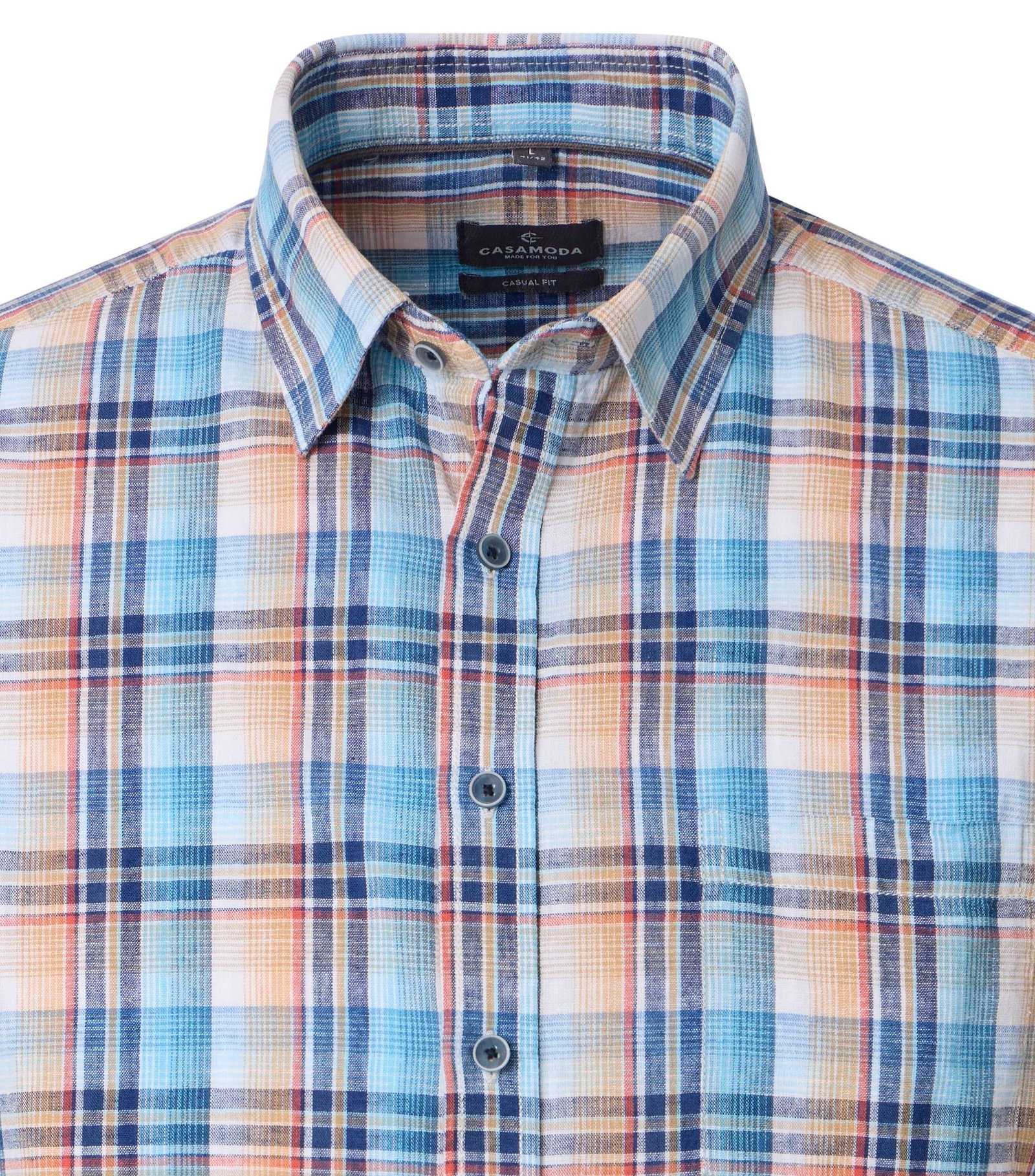 Casa Moda |  Casa Moda Hemd Regular Fit  | M | türkis