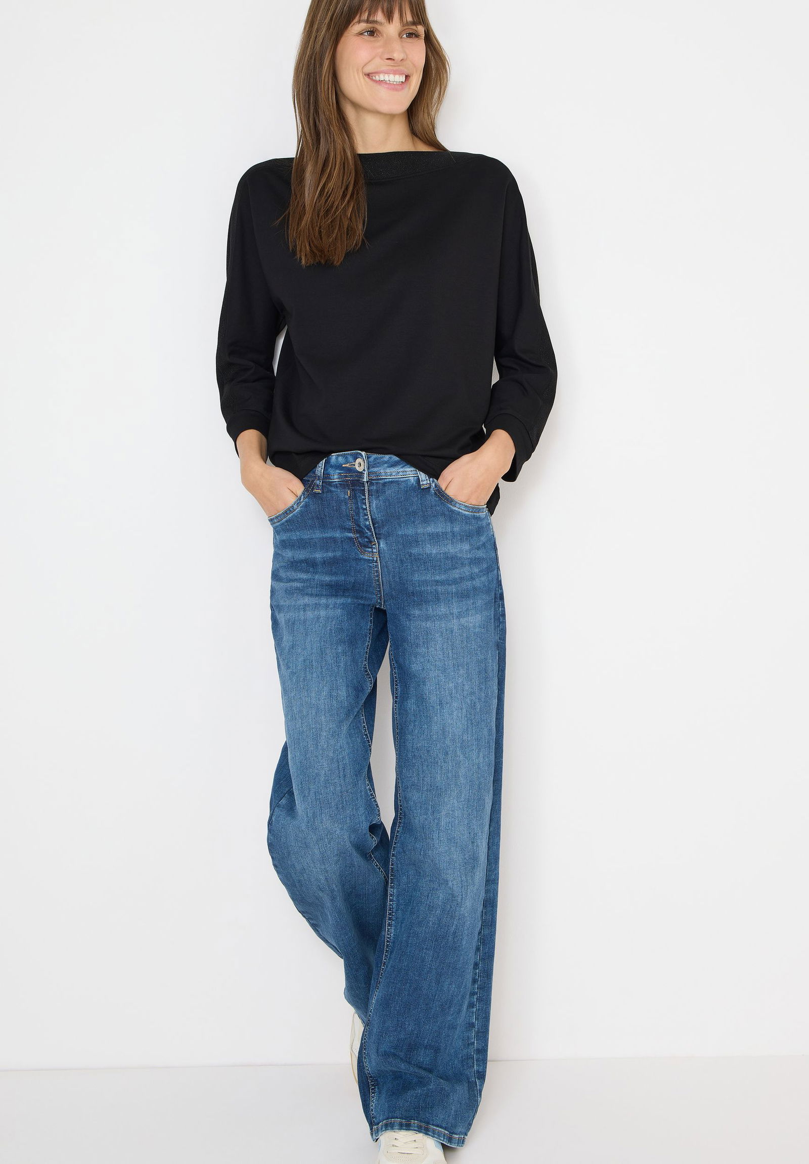 CECIL |  CECIL Shirt  | L | black