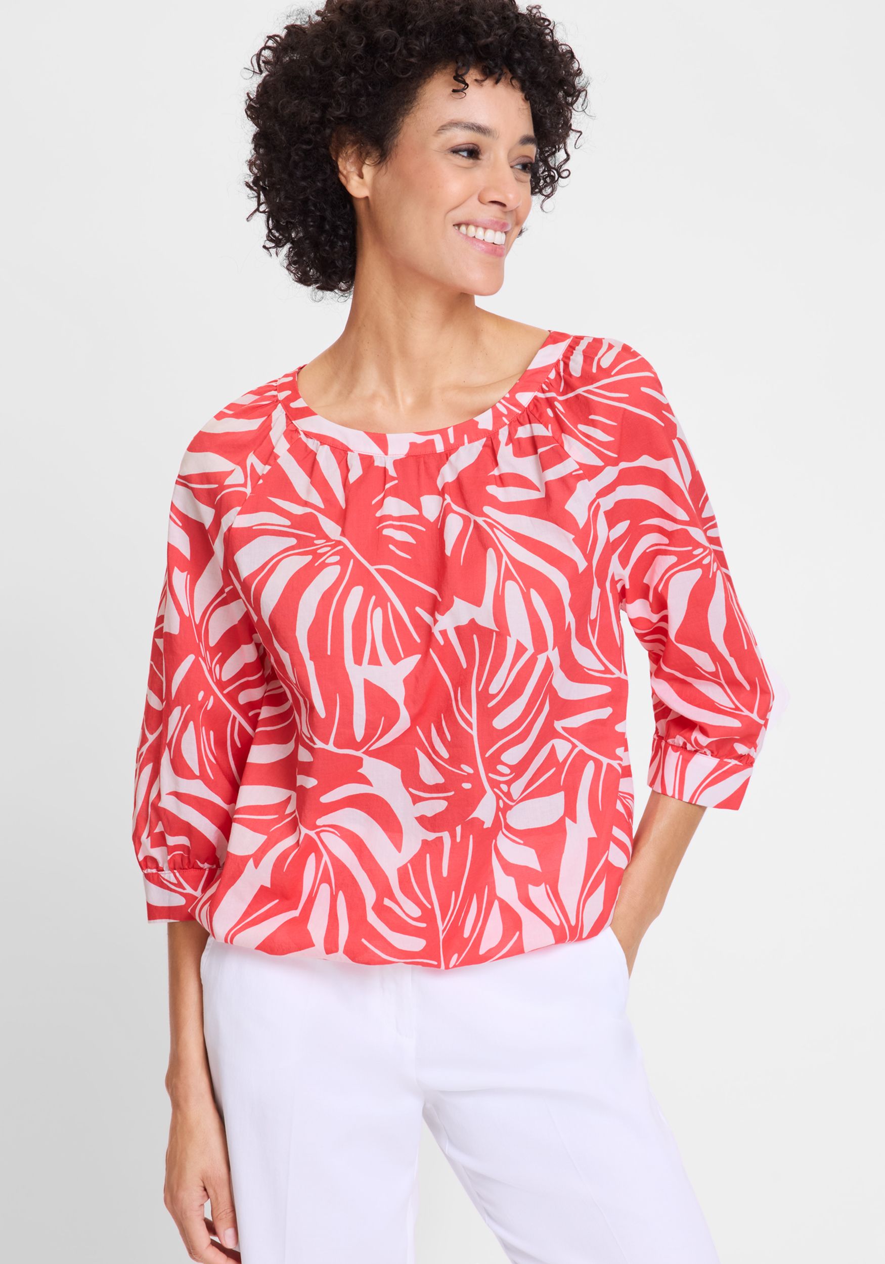  |  Blouse Woven Long Sleeves, Misty Rose | 46 | misty rose