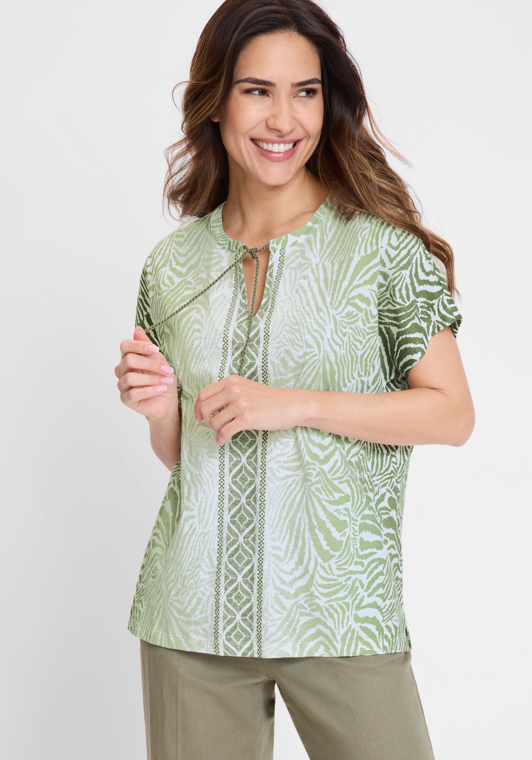  |  T-Shirt Short Sleeves, Olive | 42
