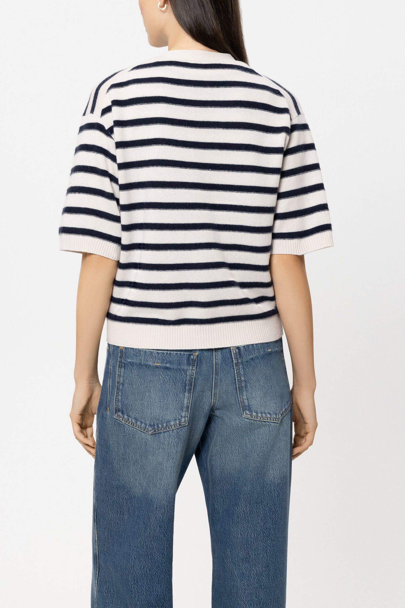 |  Strickjacke, navy blue stripe | 36 | 1952_2947