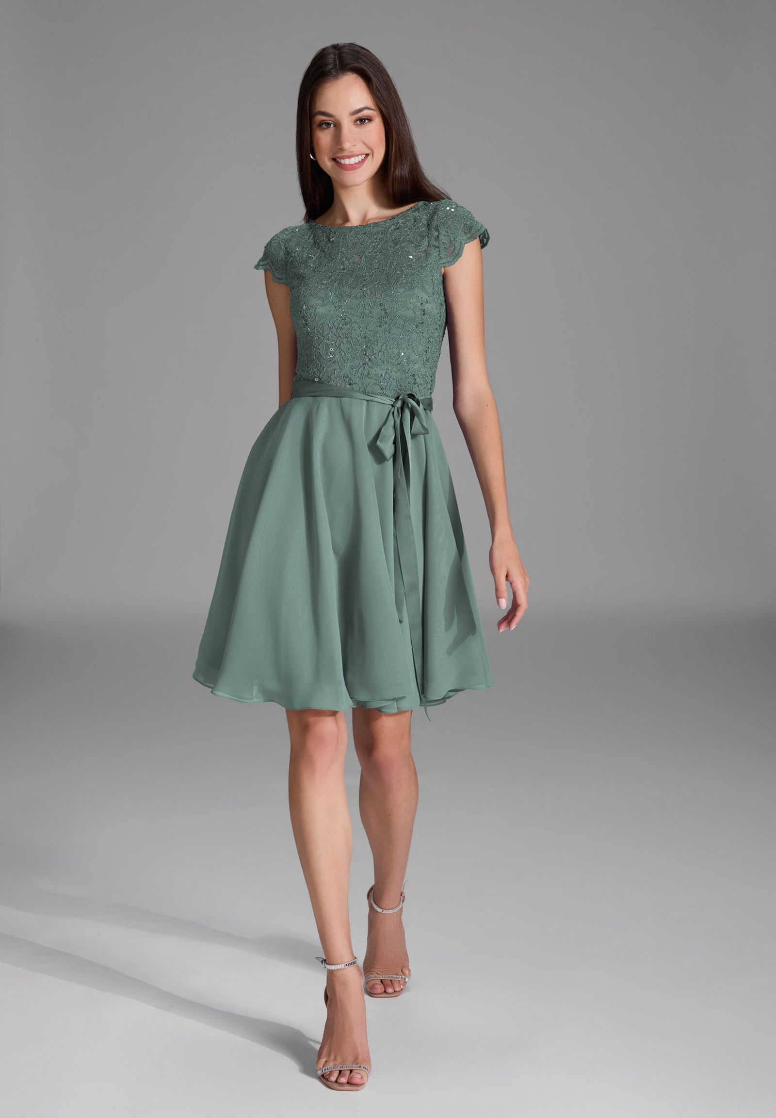 fcdb1187987be3308beaed6008a9165c SWING |  SWING Kurzes Kleid  | 38 | deep slate