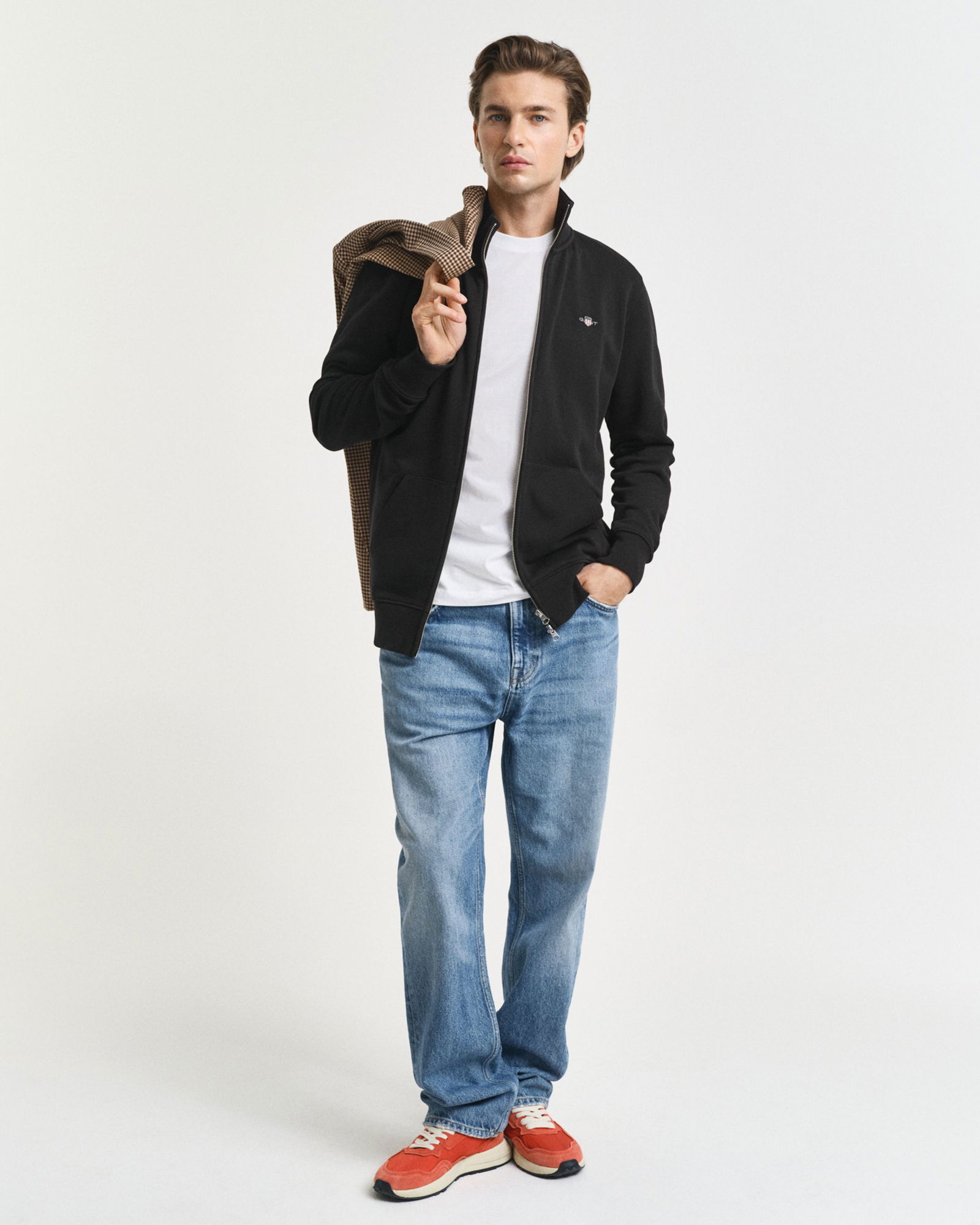 Gant |  Gant Sweatjacke "Shield" | XL | black