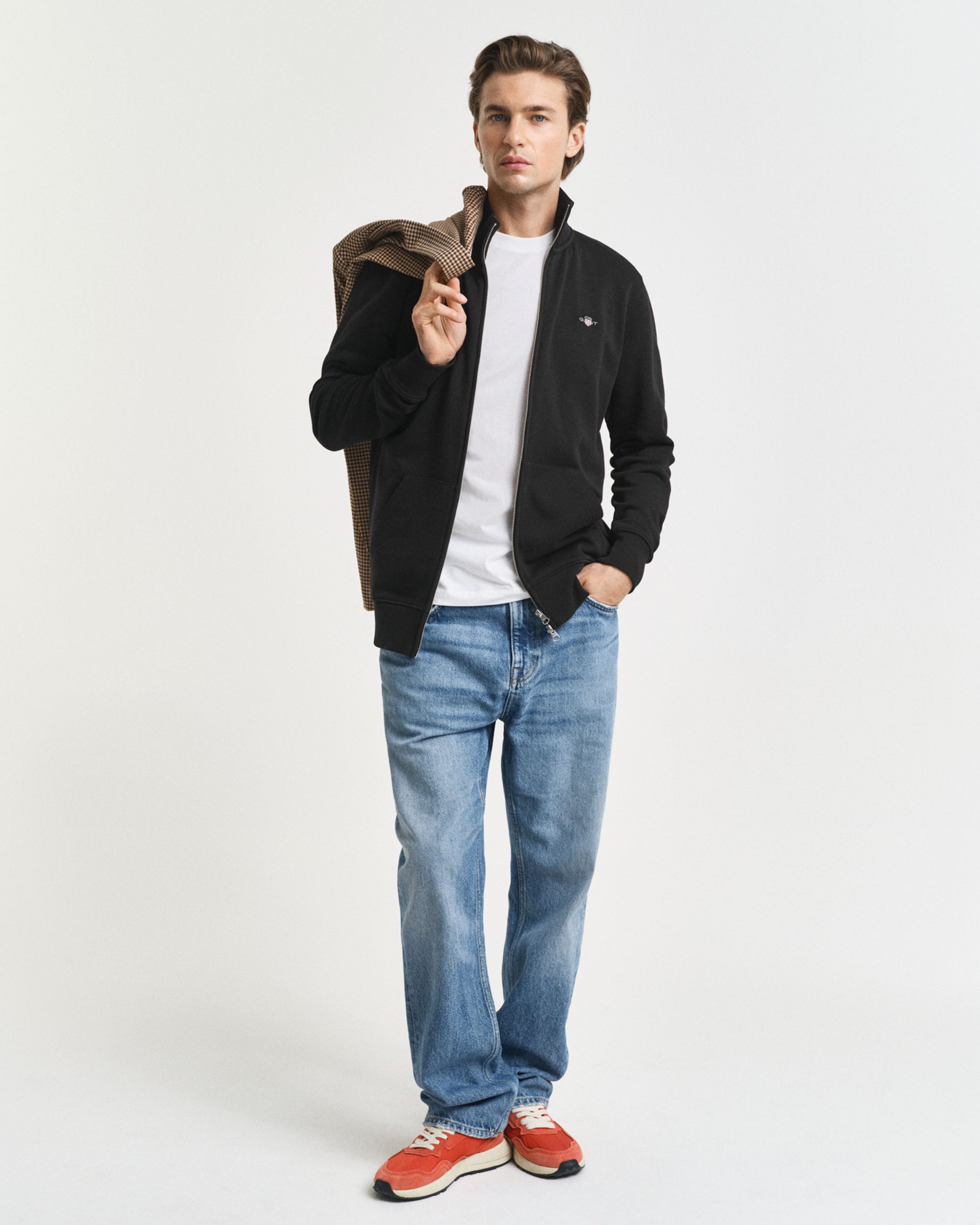Gant |  Gant Sweatjacke "Shield" | XL | black