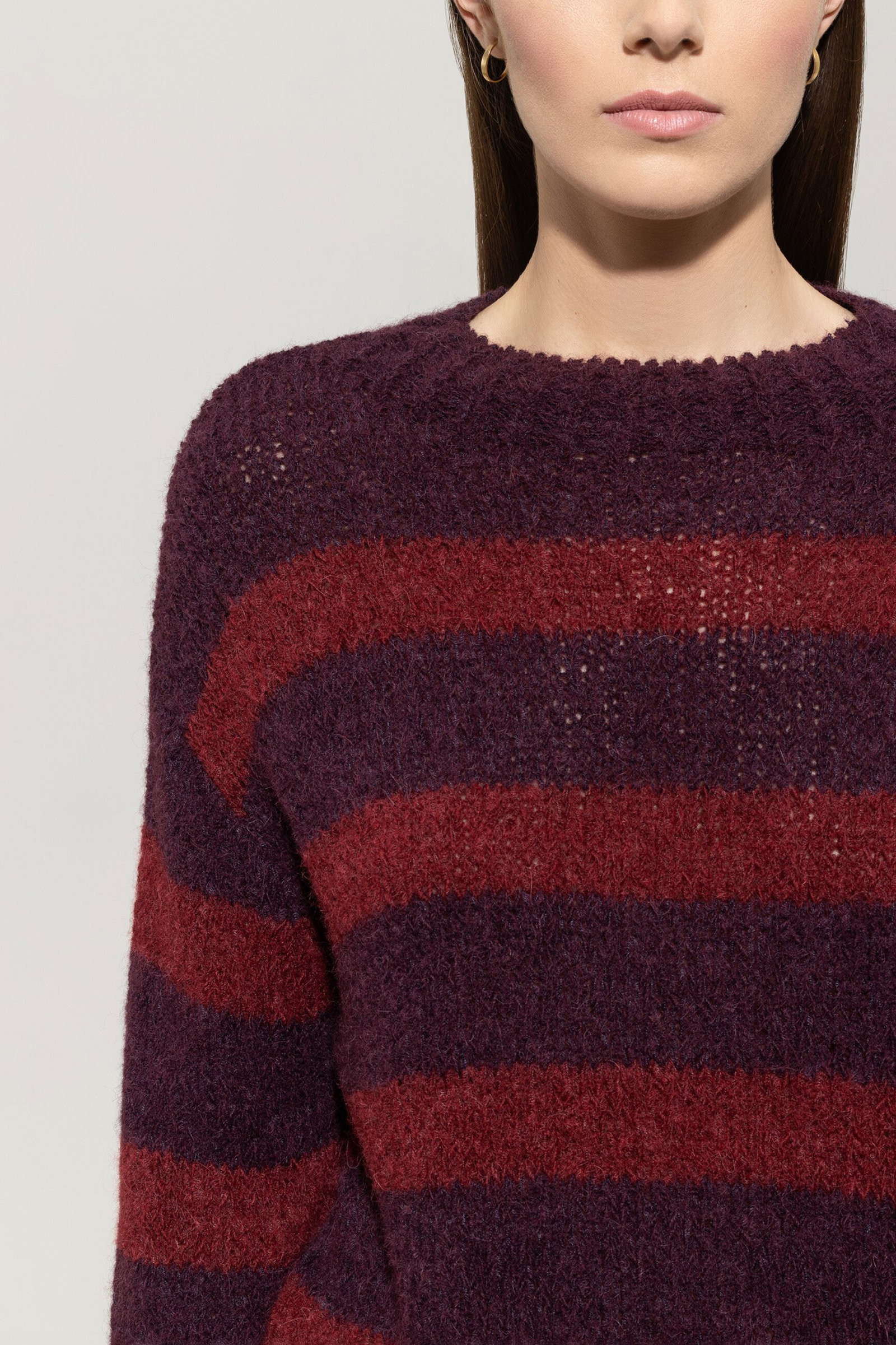 Luisa Cerano Strickpullover aus modernem Crochet-Tape-Garn #5