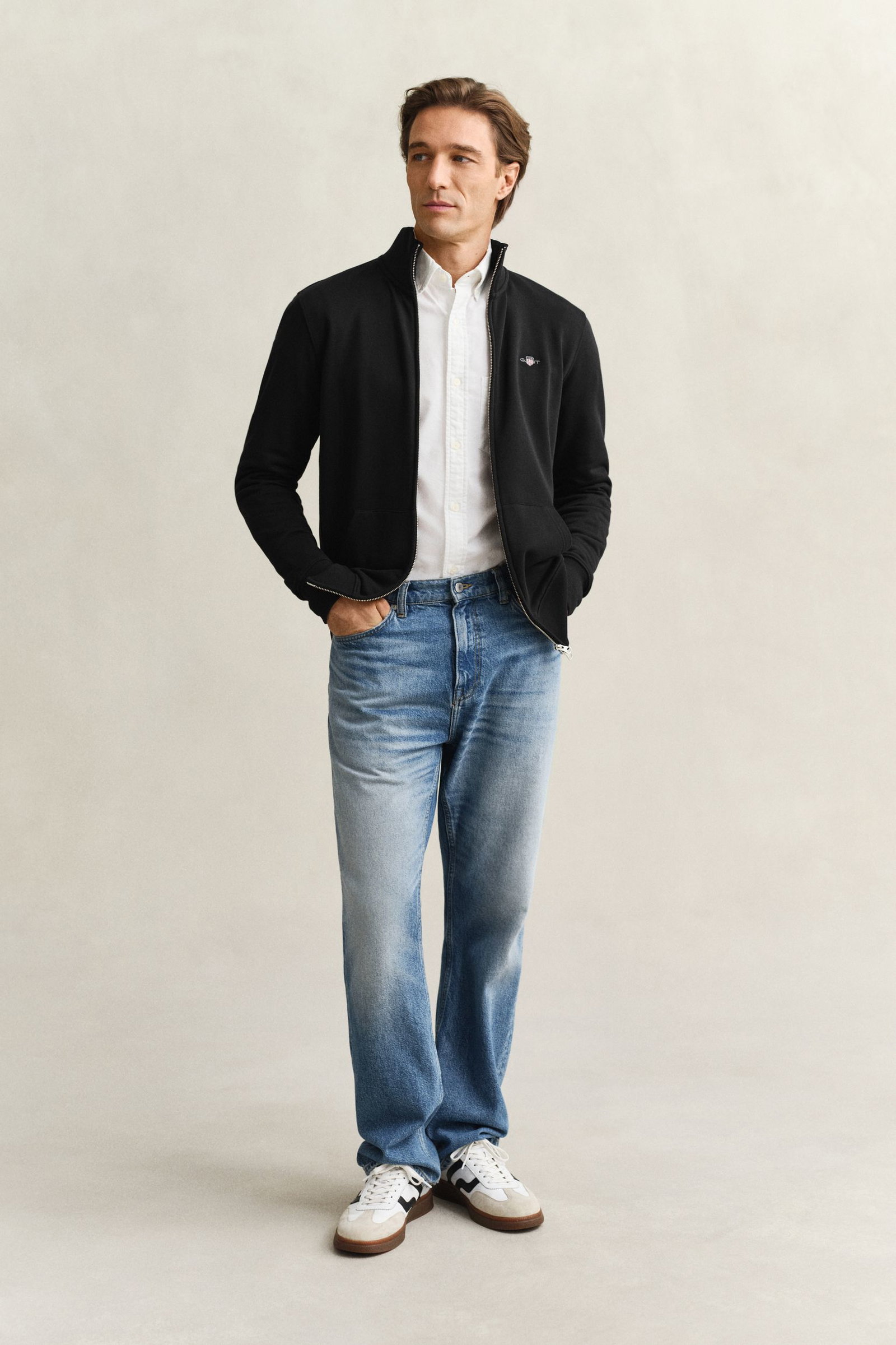 Gant |  Gant Sweatjacke "Shield" | XL | black