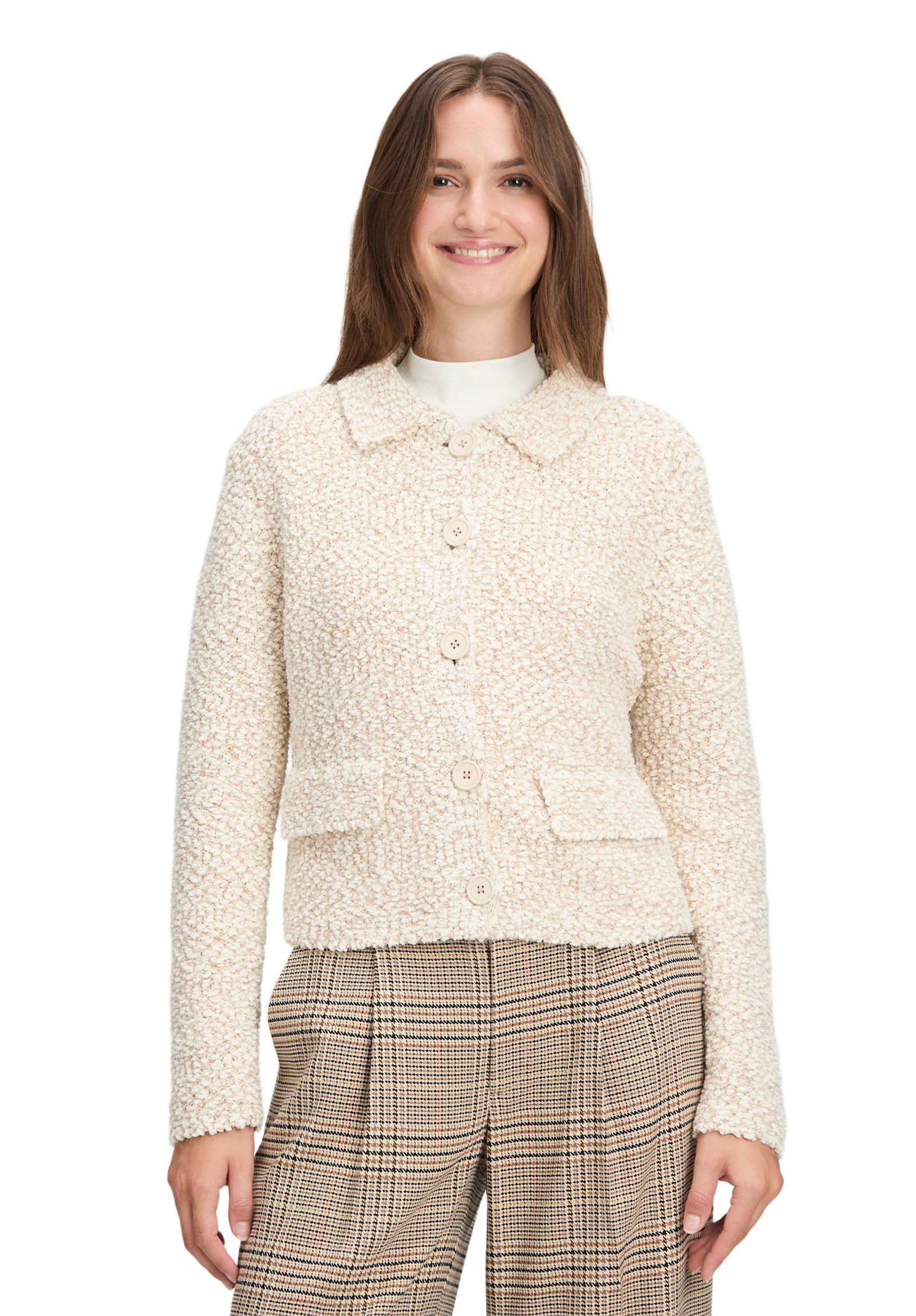 Cartoon | Cartoon Strickjacke | Cardigan | 44 | beige