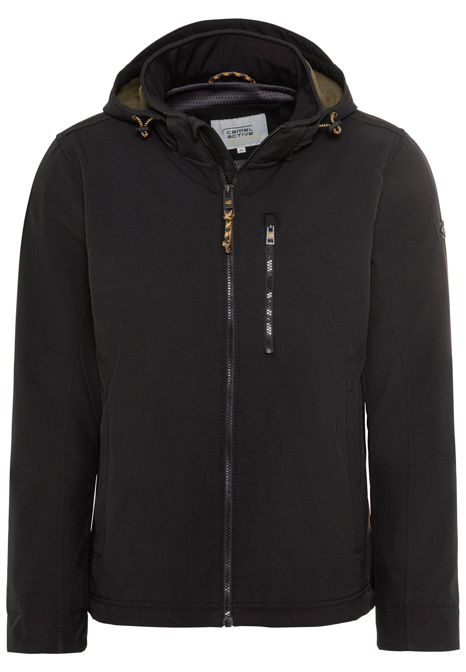 ecb13f0bcfe65d90412b8e5028c867c8 Camel Active Softshell-Jacke mit abnehmbarer Kapuze
