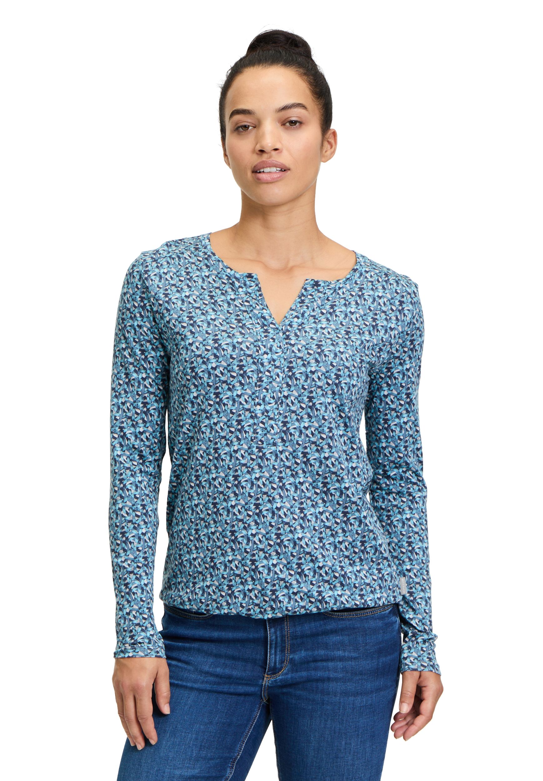 Betty & CO |  Betty & CO Longsleeve  | XL | dunkelblau/grau