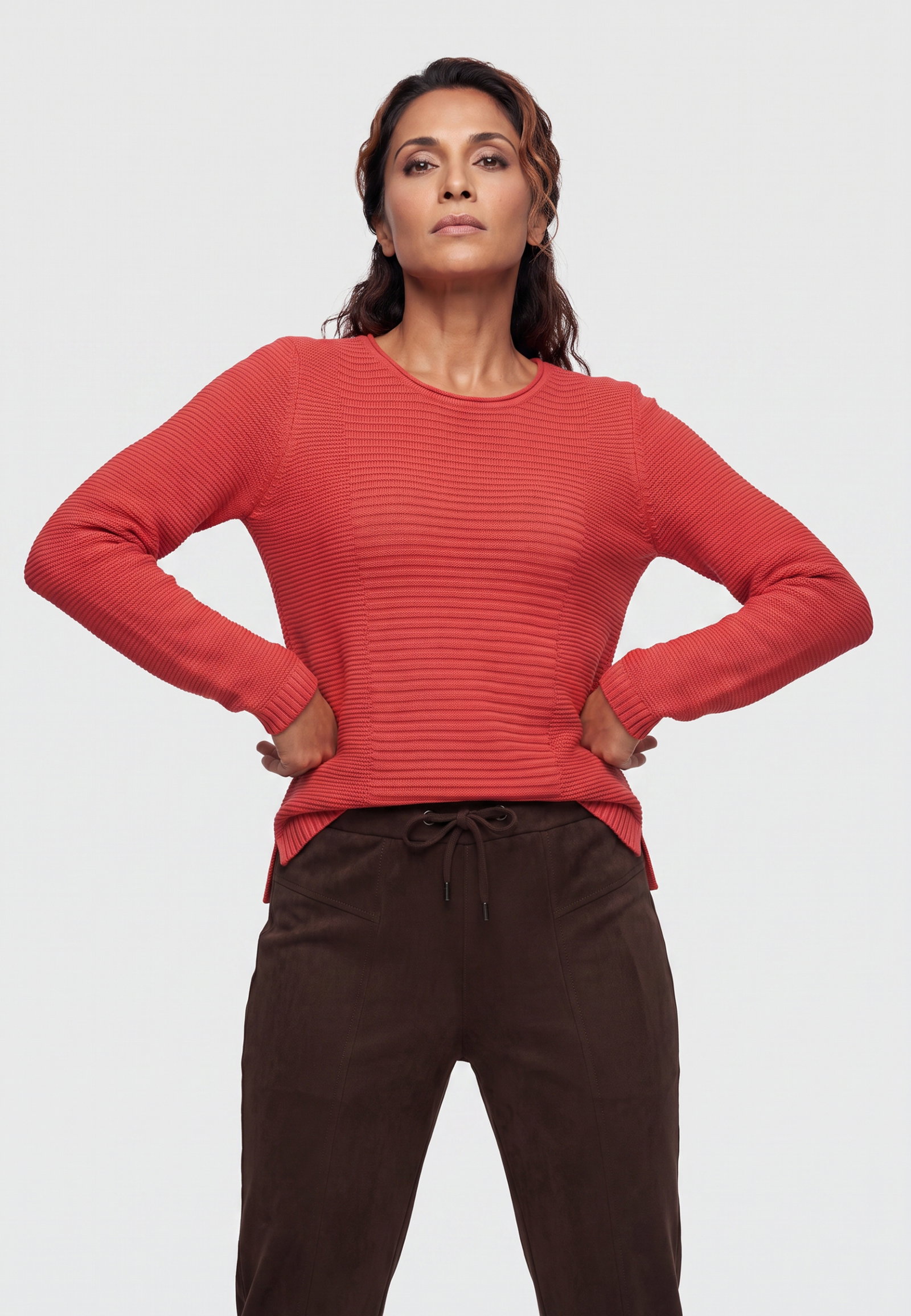 Pullover Long Sleeves, Sienna Red #5