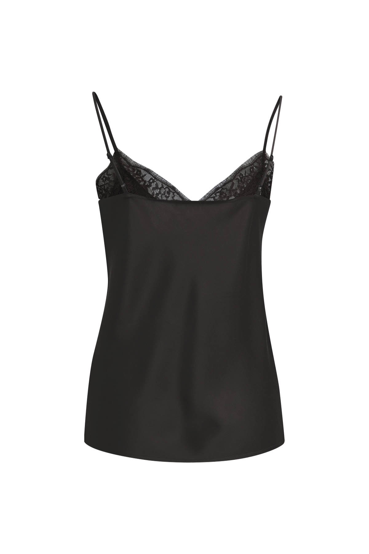 WOVEN TOP W/ ADJUSTABLE STRAPS LACE, MOCCA #4