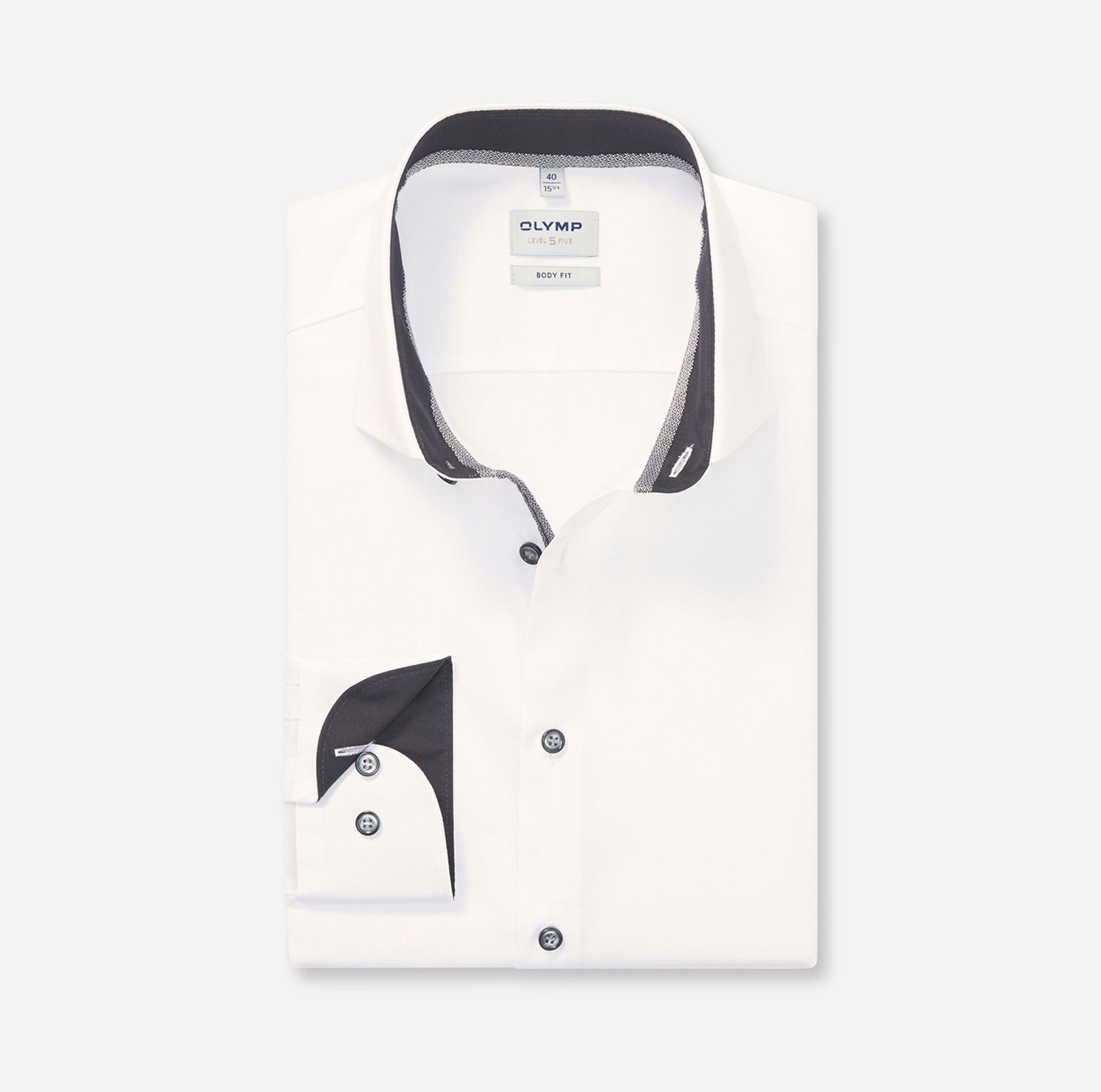 Olymp |  Olymp Hemd Modern Fit  | 37 | anthrazit