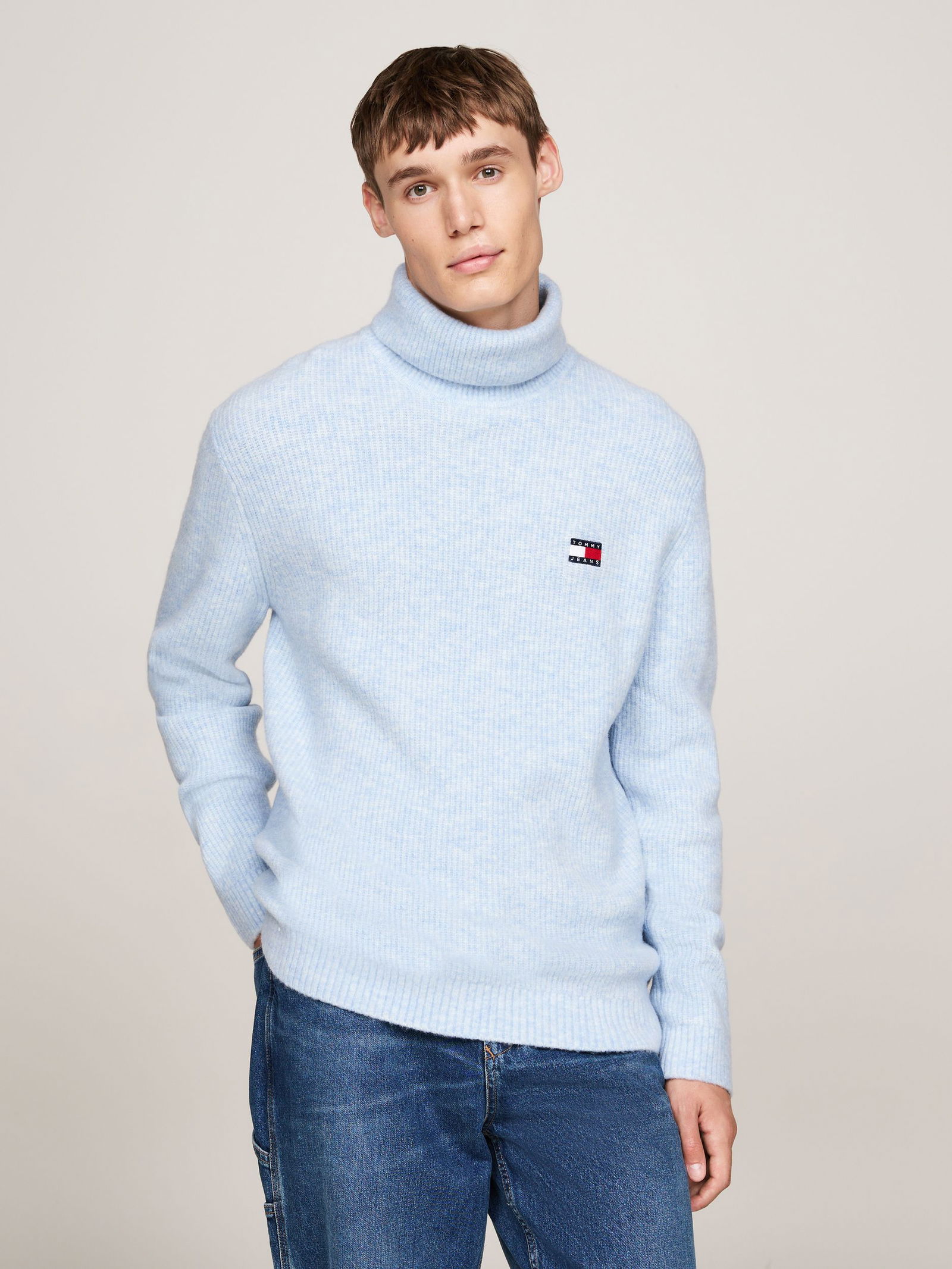 Tommy Jeans | Tommy Jeans Rollkragenpullover | S | vessel blue