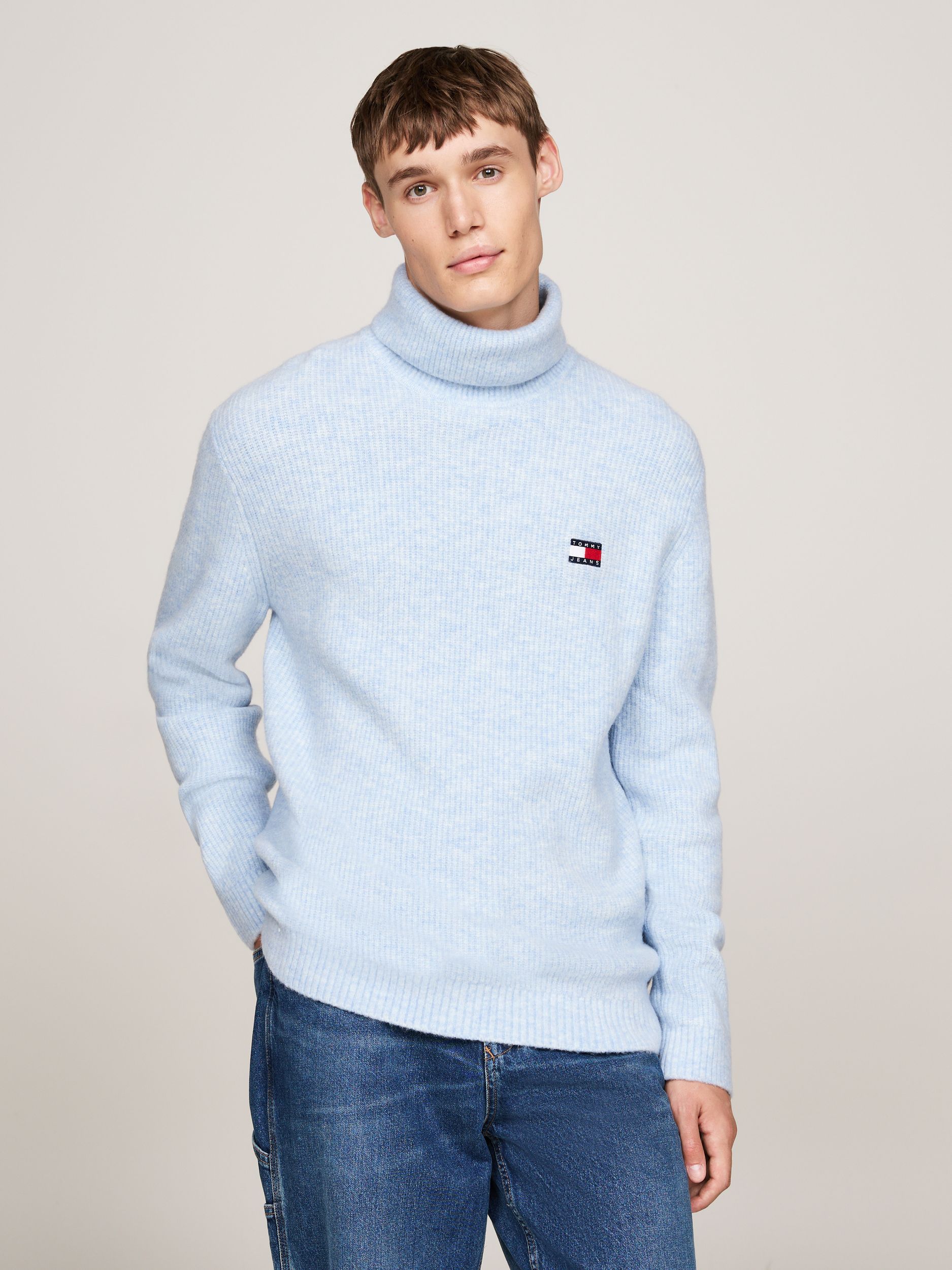 Tommy Jeans |  Tommy Jeans Rollkragenpullover  | S | vessel blue