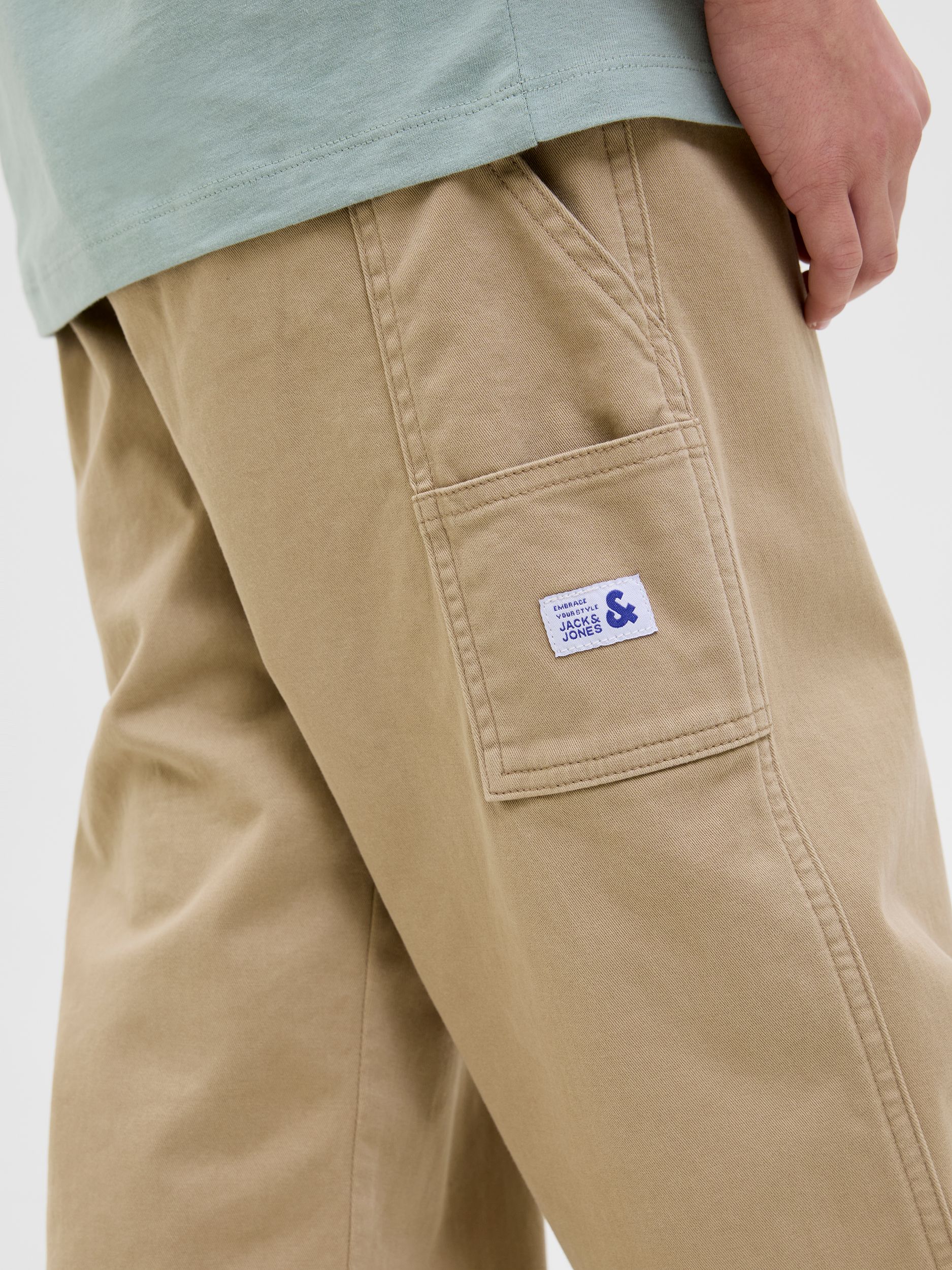 Jack&Jones |  JPSTALEX CO JJCARPENTER PANTS NOOS JNR | 170 | elmwood