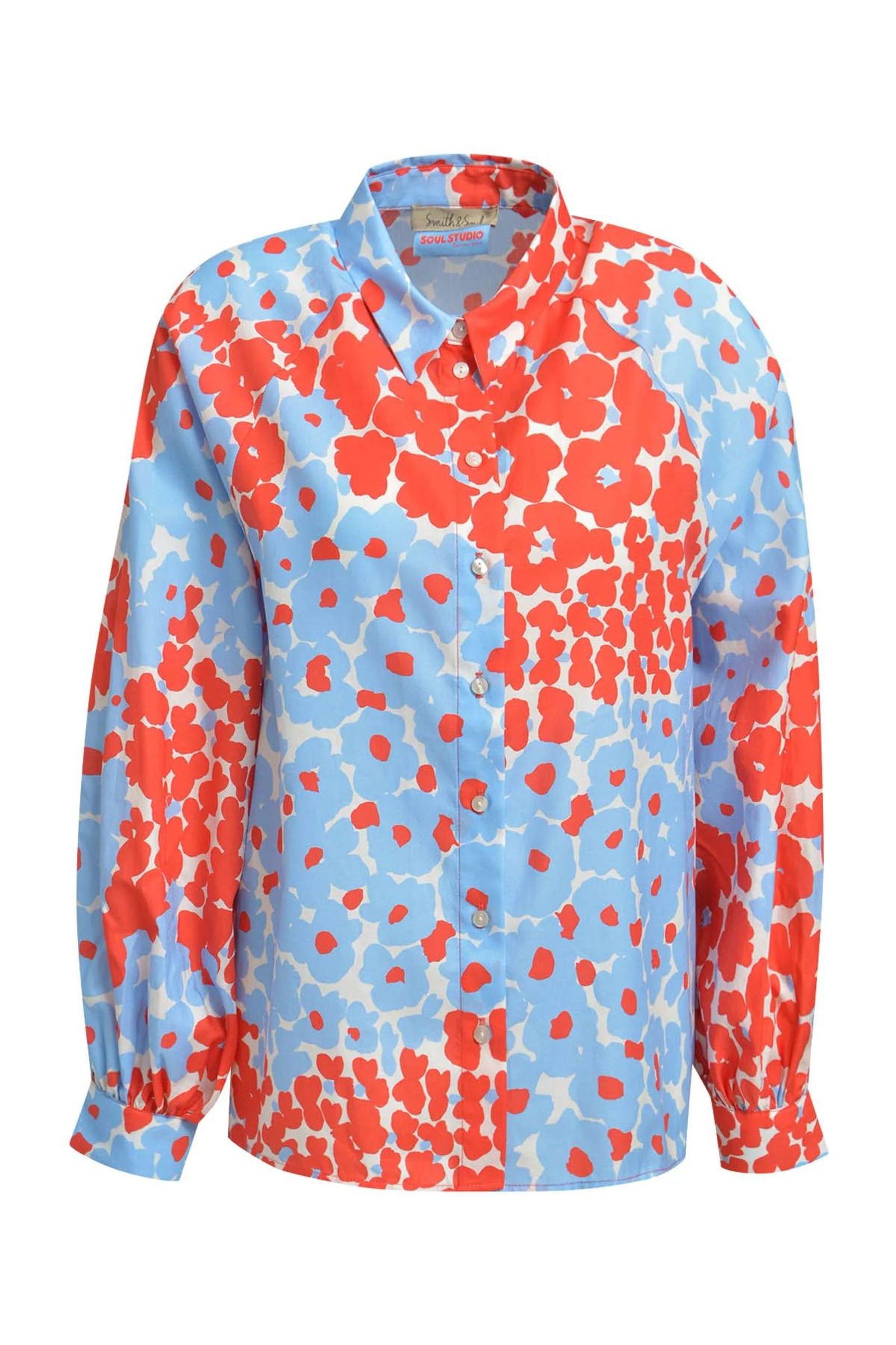Smith&Soul |  Smith&Soul Druckbluse  | S | sky print