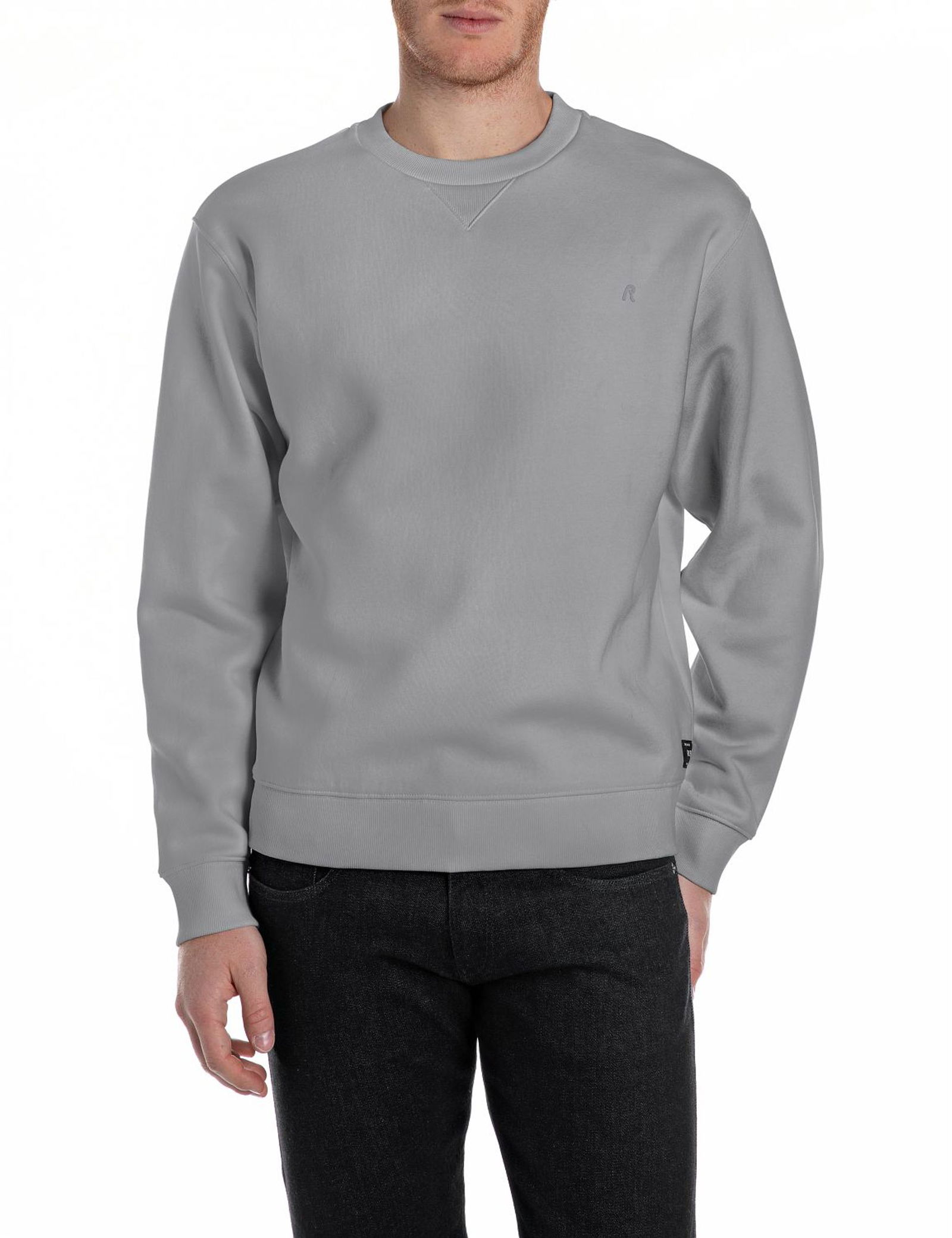  |  Ju. Sweat+Hoodie Basic | L | lead grey
