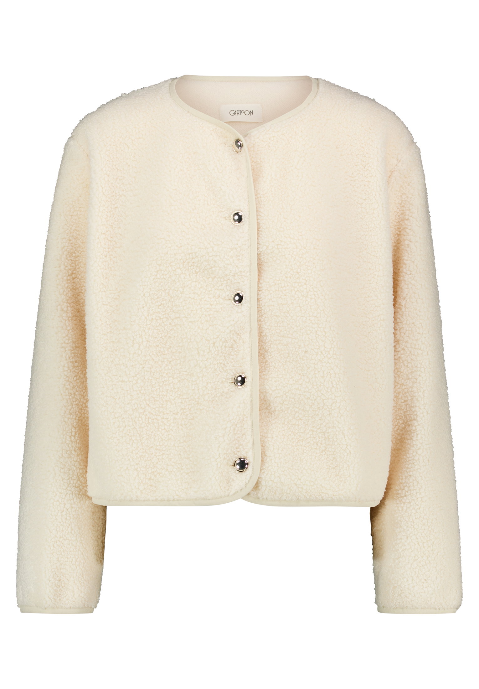 Sweat Jacke Kurz 1/1 Arm, White Swan #1