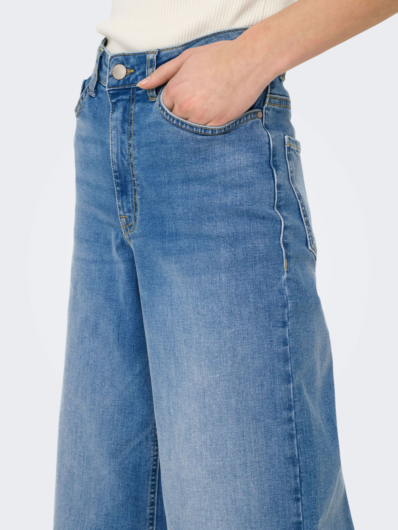 JDY |  JDY Straight Leg Jeans  | S/34 | medium blue denim