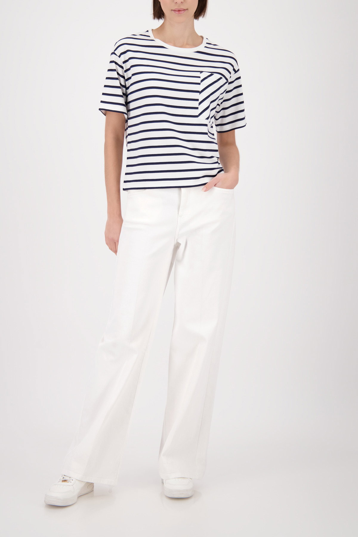 T-Shirt, marine ringel #6