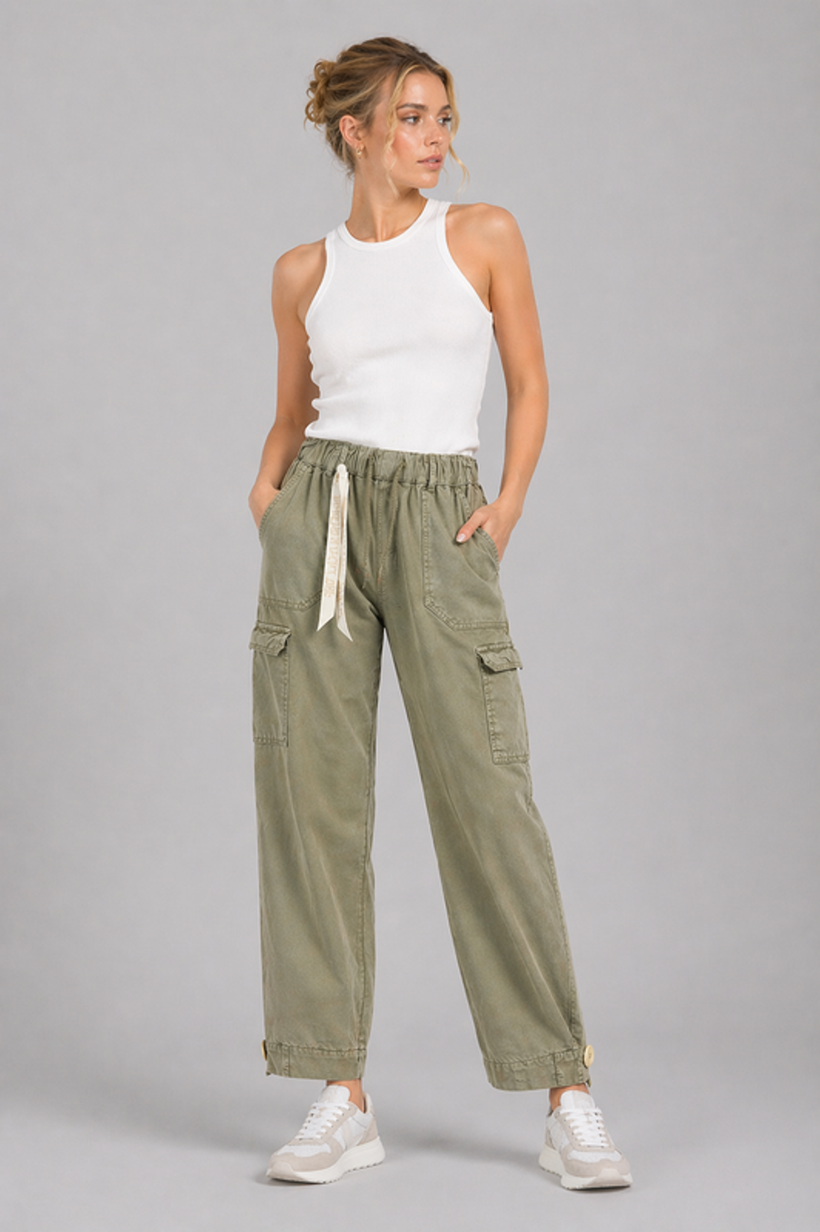 cbbbce5c94842b8eefd02e3d1e085142 Zhrill | Zhrill Schmale Hose | S | green