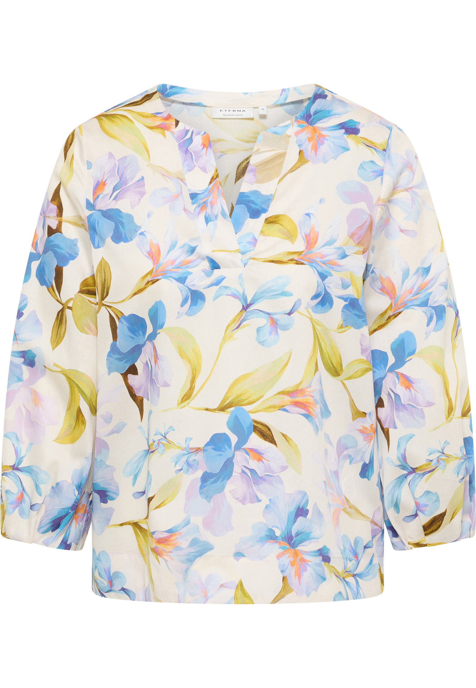 Eterna Bluse Satingewebe 3/4-Arm #1