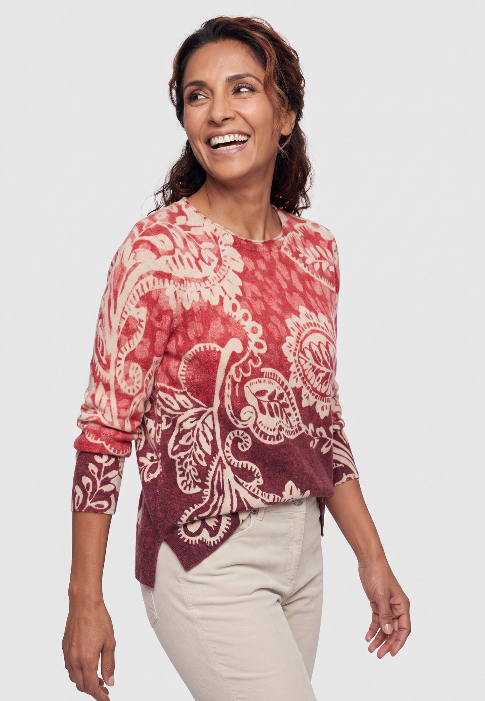Pullover Long Sleeves, Sienna Red #4