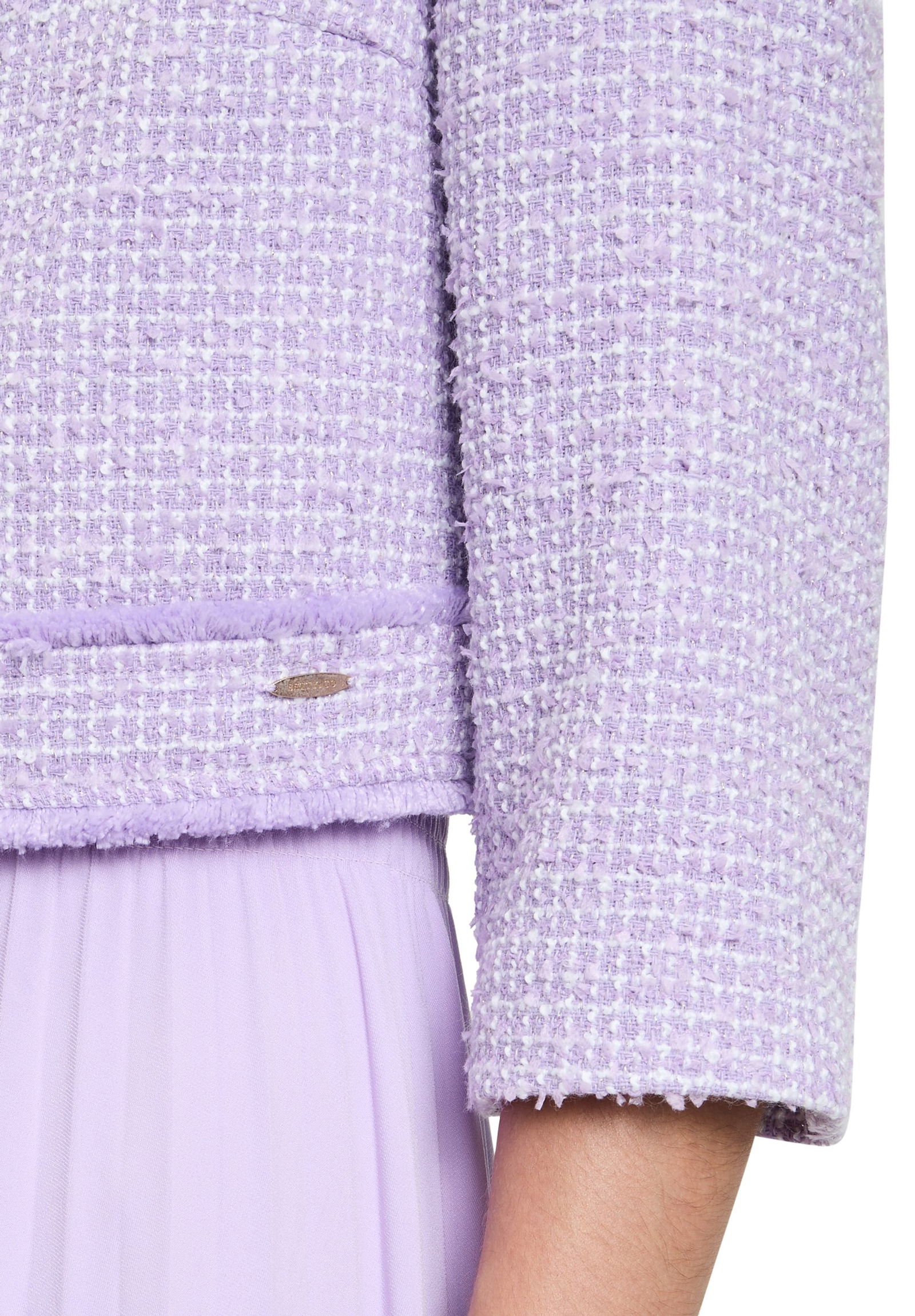  | Blazerjacke Kurz 3/4 Arm, Nature Melange | 36 | lilac melange